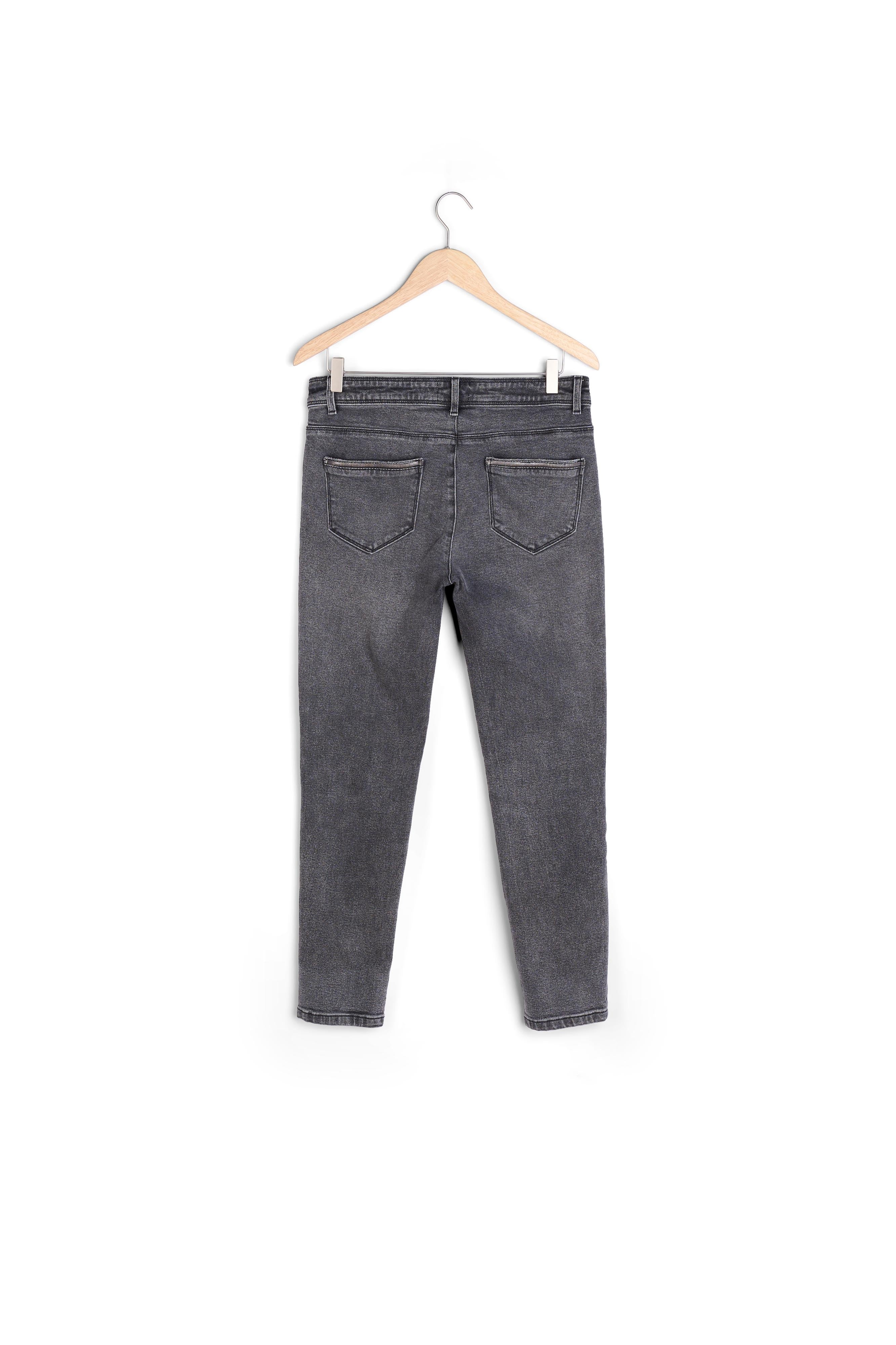 Jean slim en coton à détails brillants Nelly Faume - seconde main