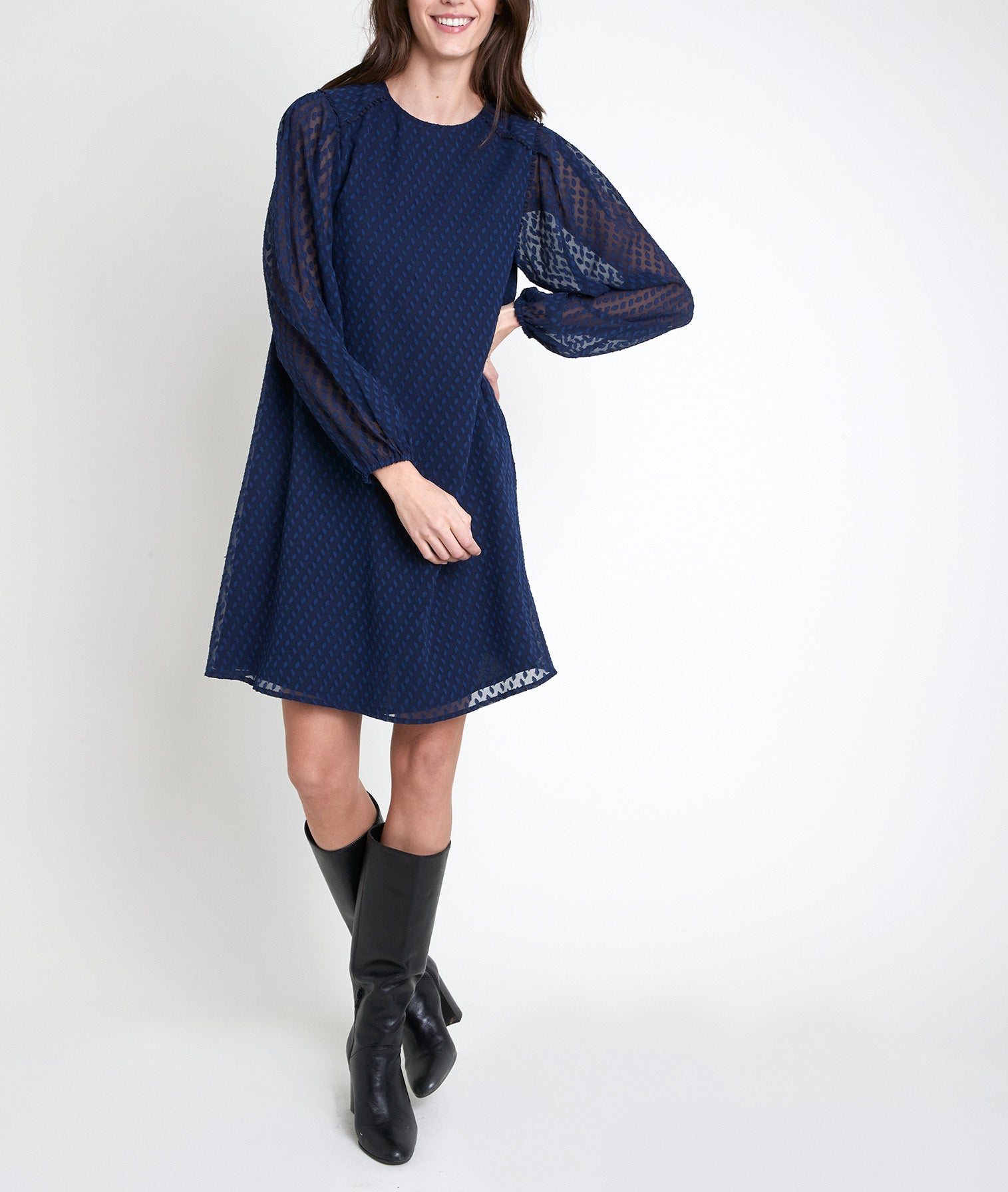 Robe à plumetis Marcia Faume - seconde main