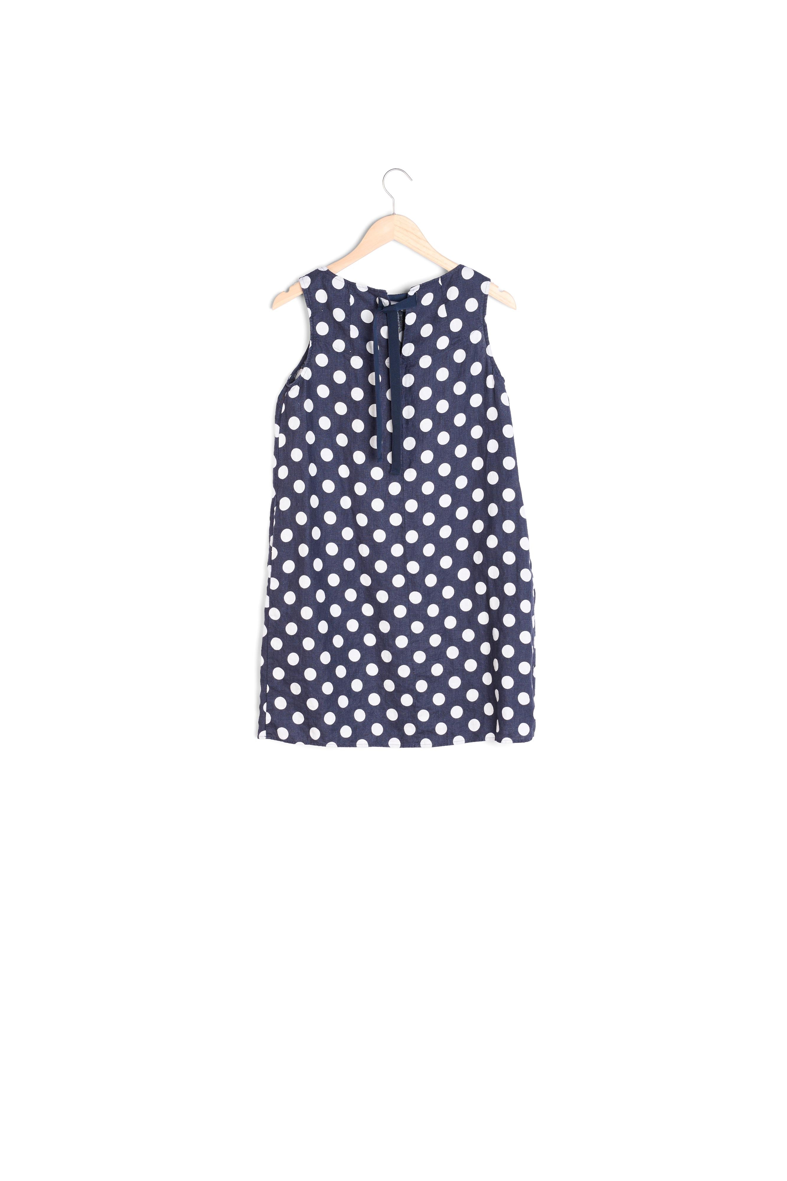 Robe en lin à pois Rosie Faume - seconde main