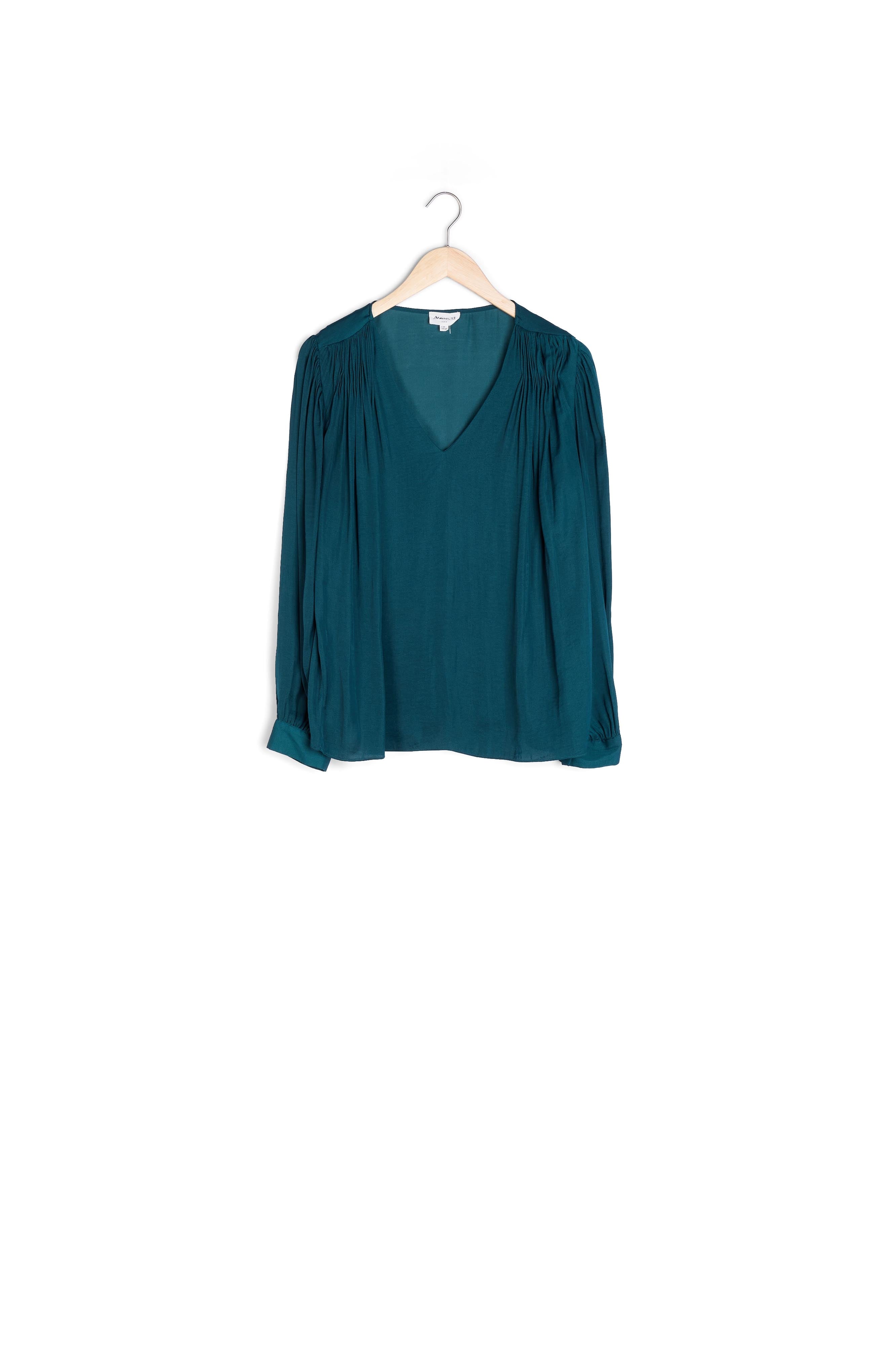 Blouse vaporeuse cyprès Elvera Faume - seconde main