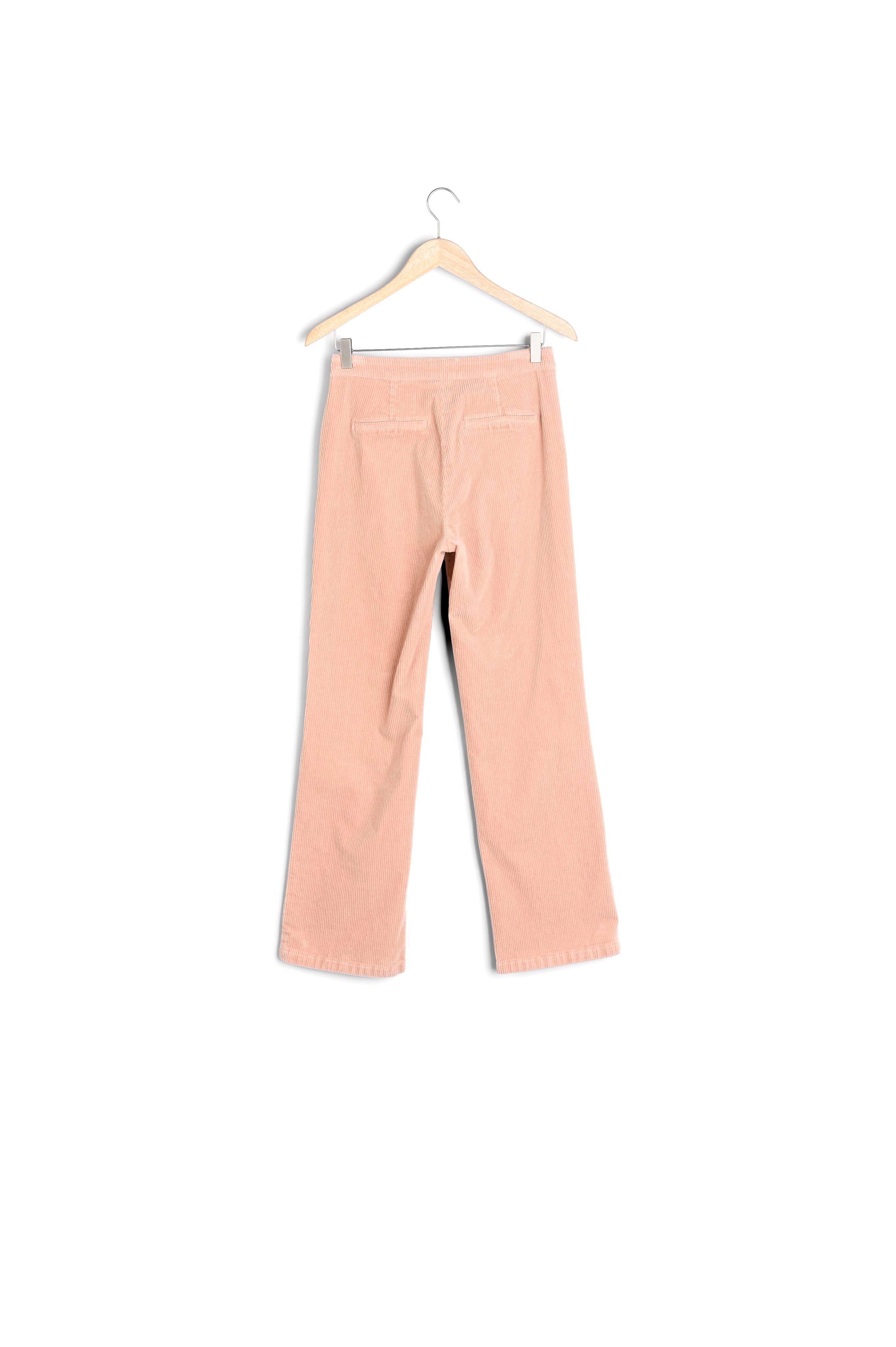 Pantalon en velours rose Desir Faume - seconde main