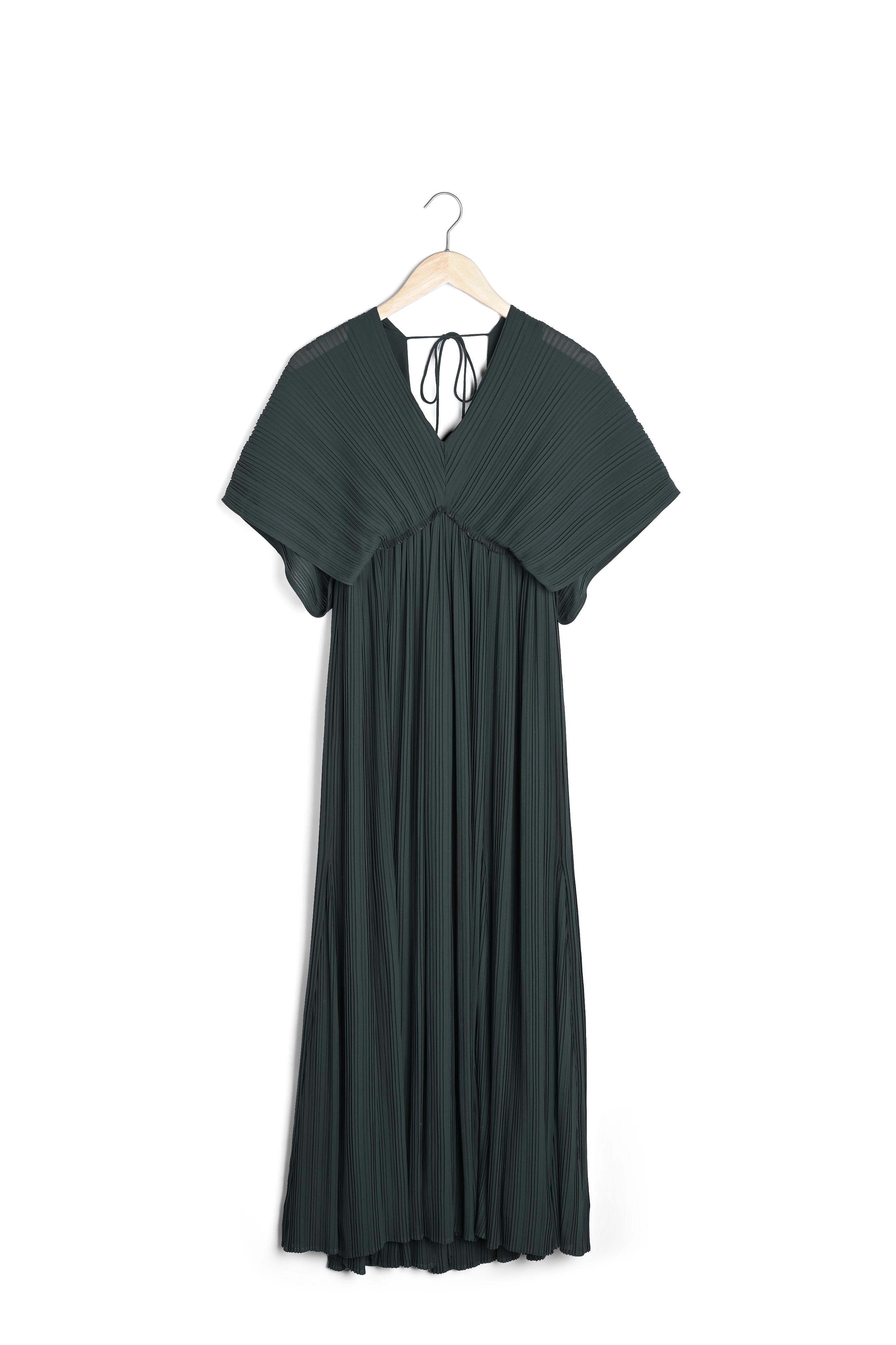 Robe longue plissée cyprès Marion Faume - seconde main