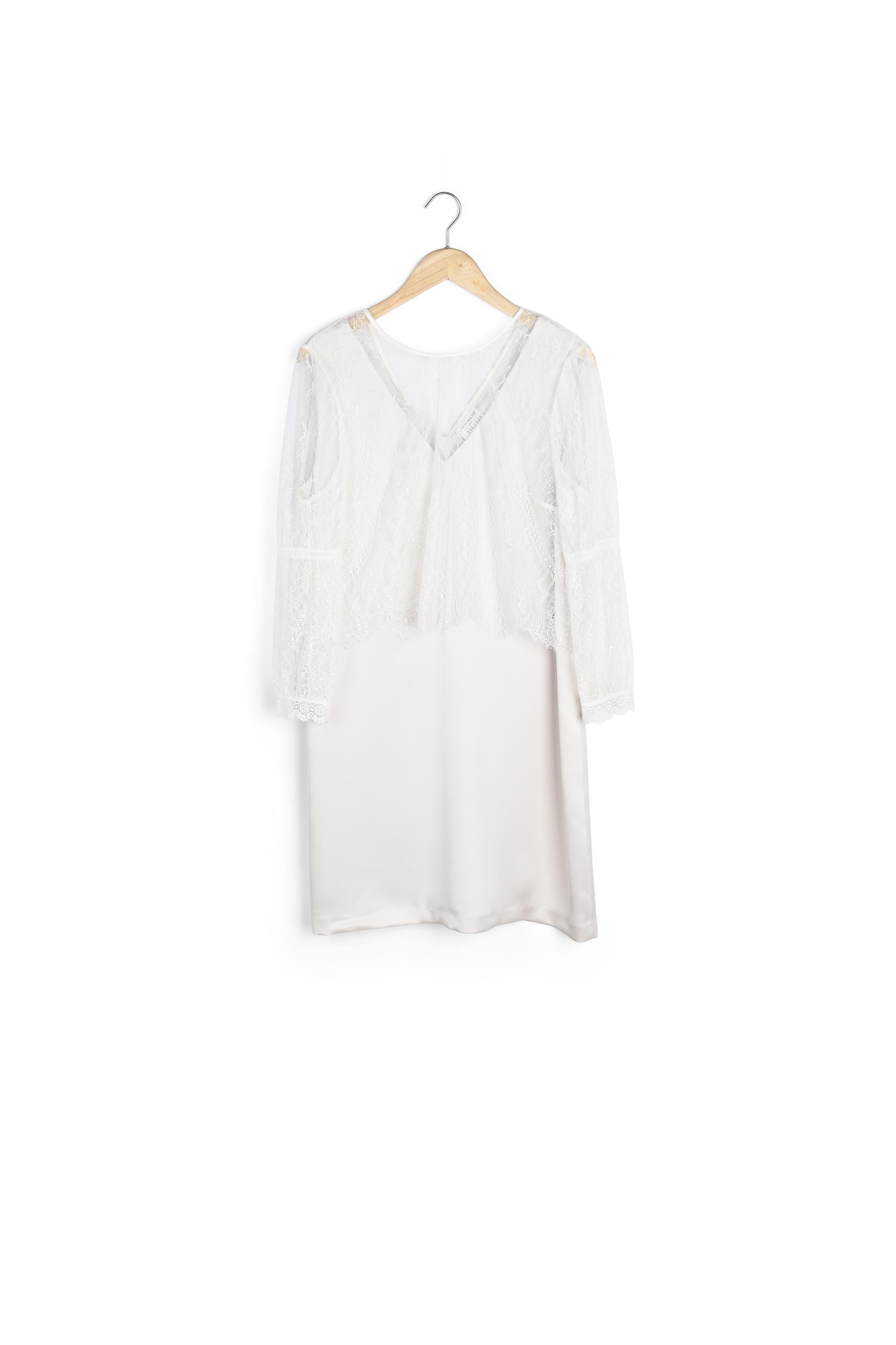 Robe en dentelle Olivier Faume - seconde main