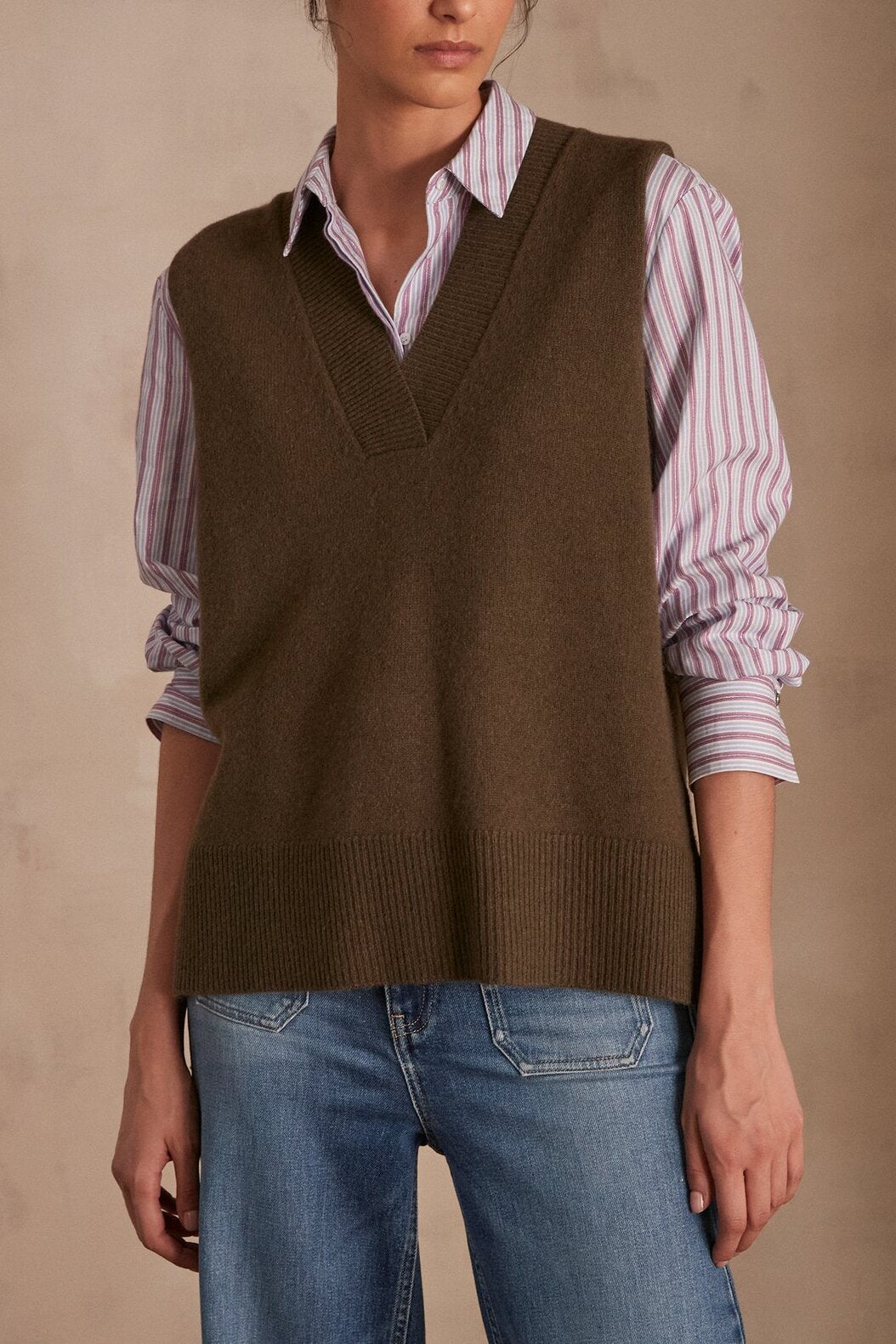 Pull sans manches ARISTIDE Faume - seconde main