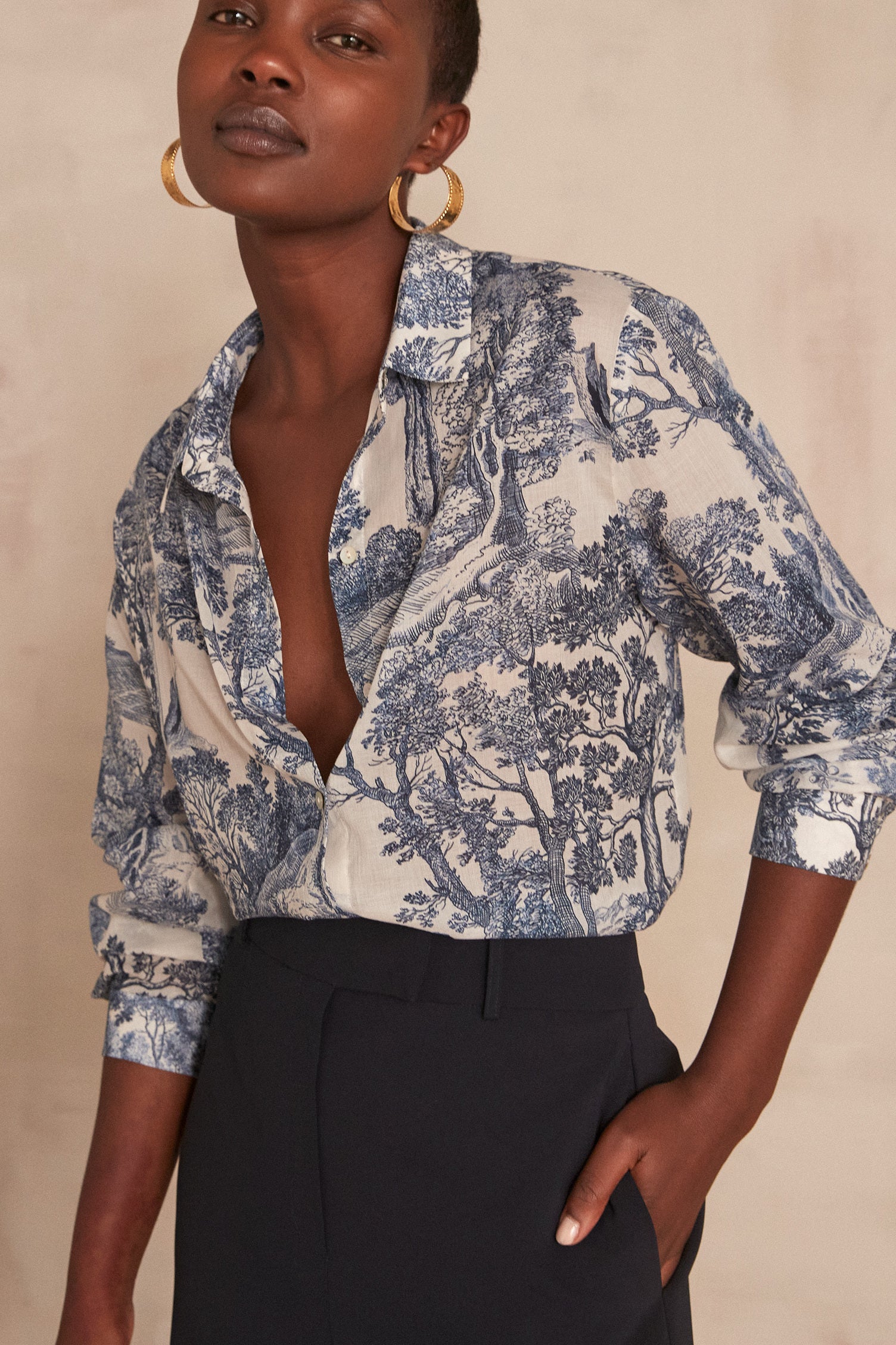 Chemise Colette Faume - seconde main