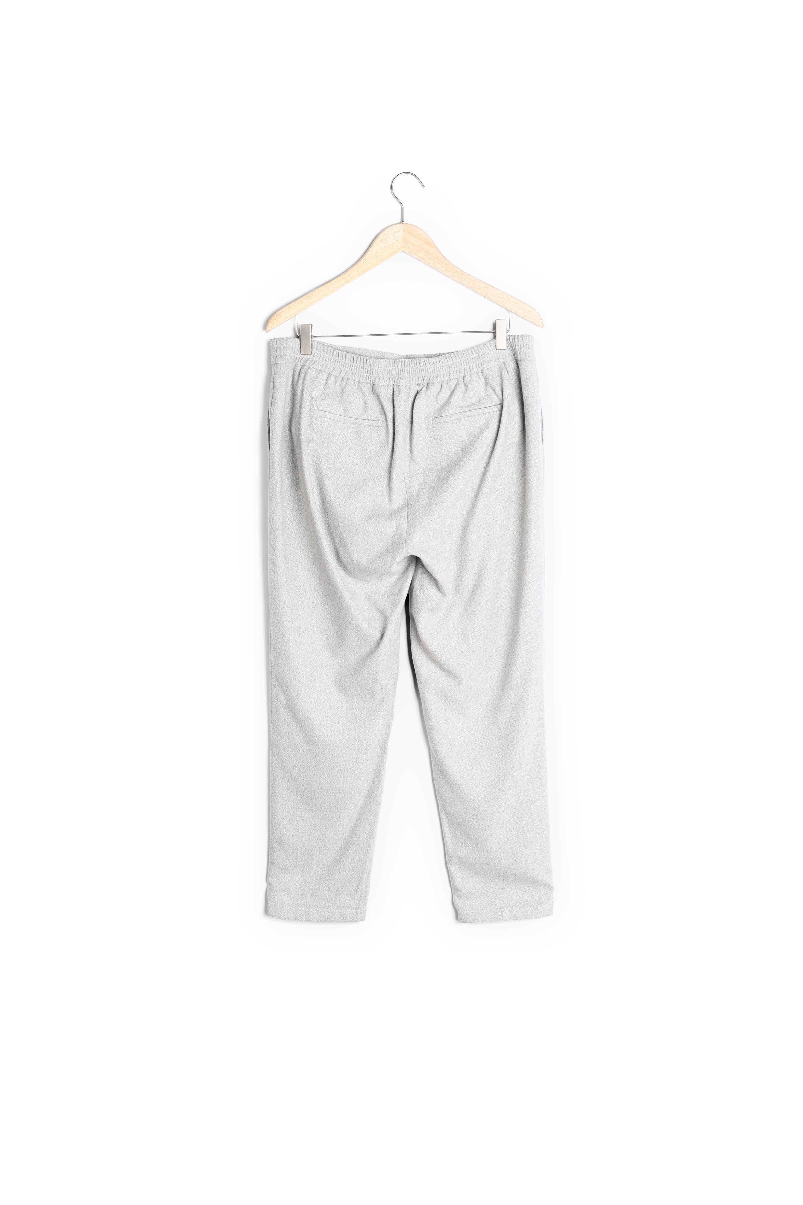 Pantalon gris à pinces et cordon Flynn Faume - seconde main