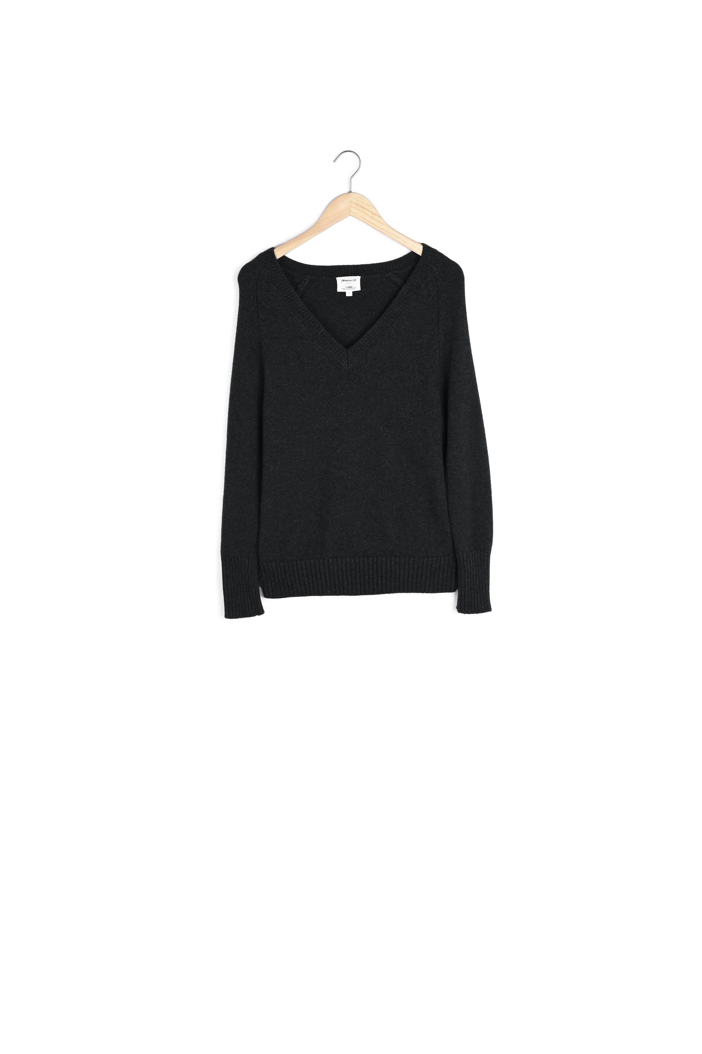 Pull en laine responsable et yack vert Bruce Faume - seconde main