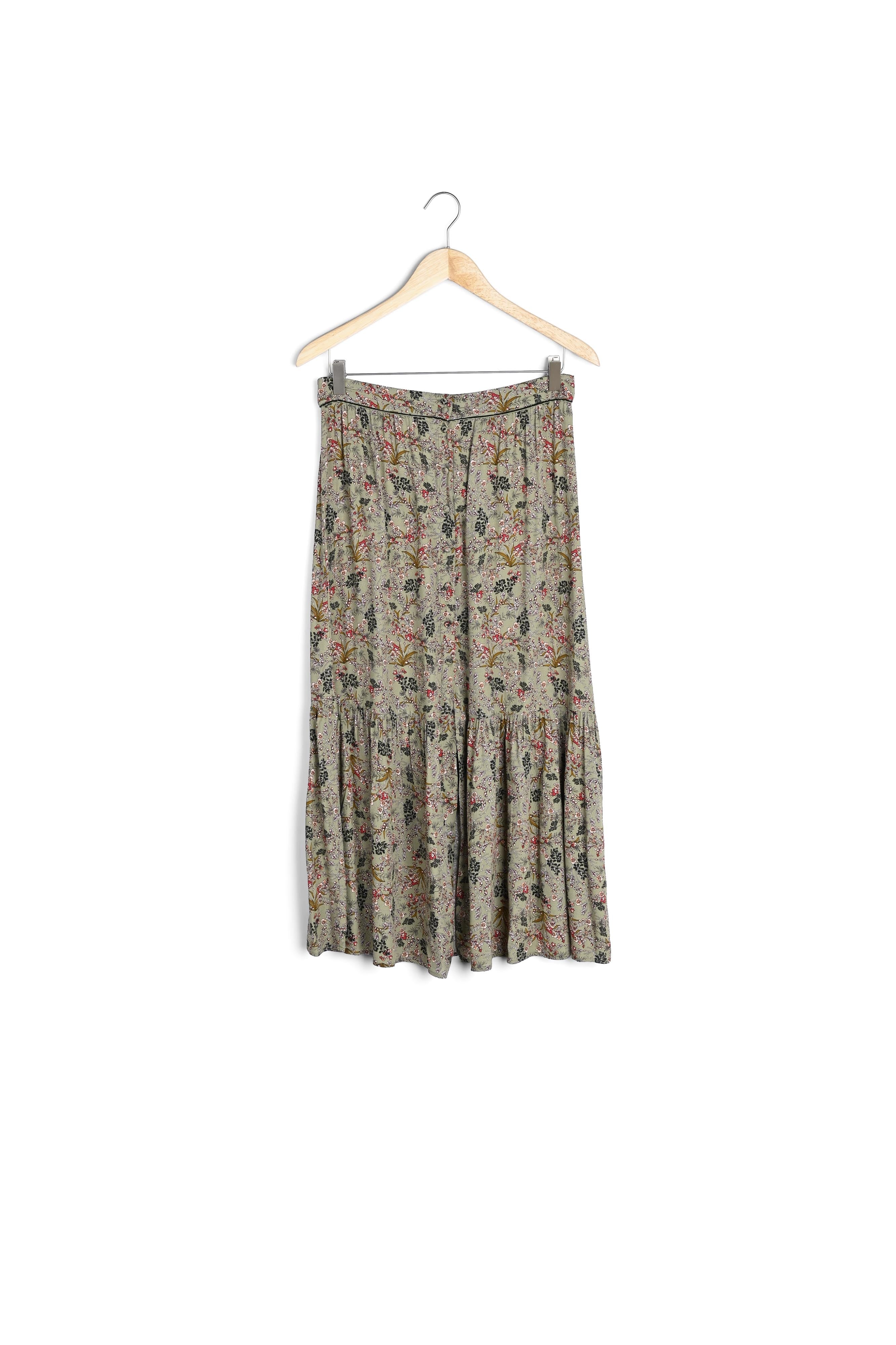 Jupe longue imprimé fleuri Kaia Faume - seconde main