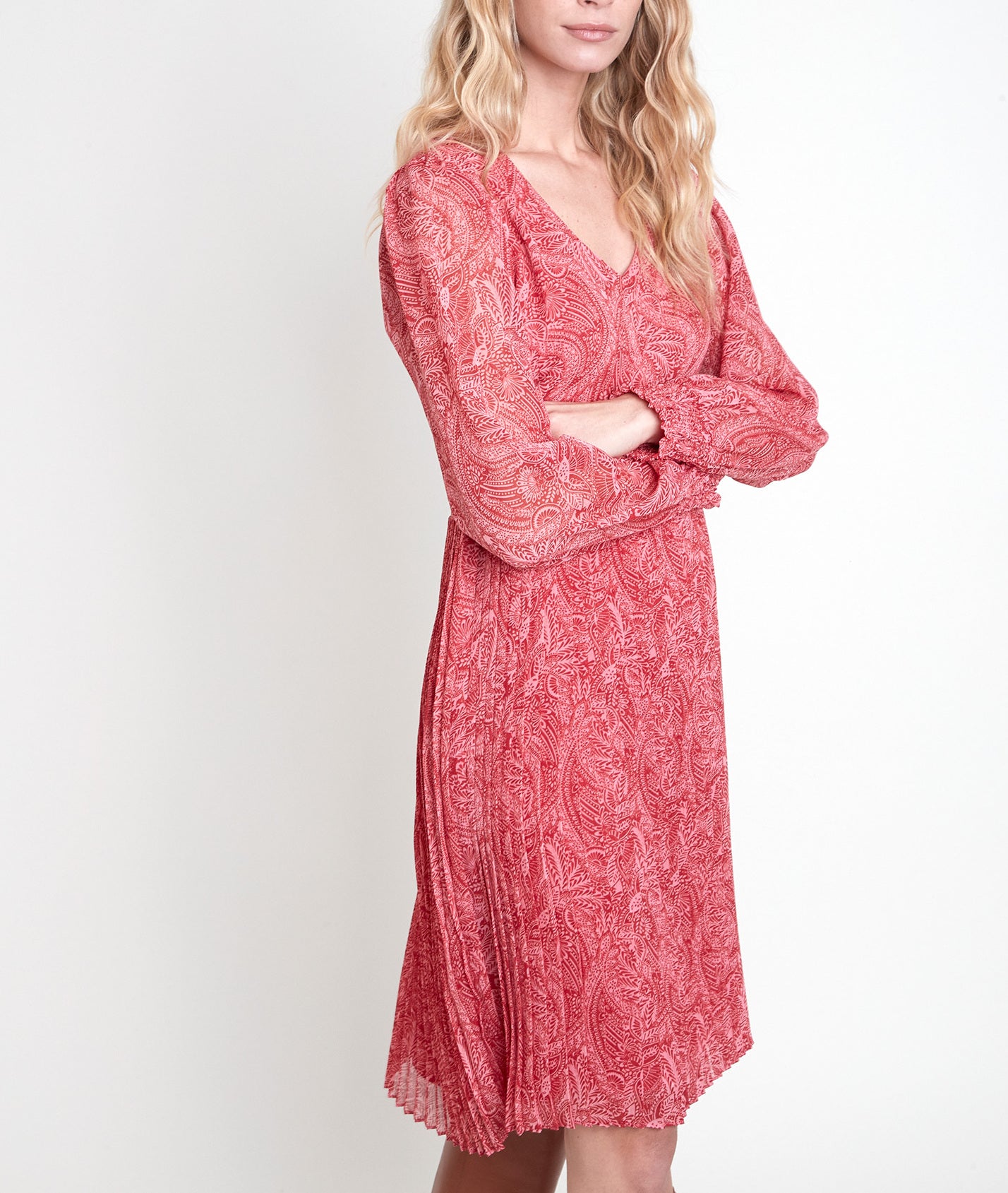 Robe imprimée plissée Lilo Faume - seconde main