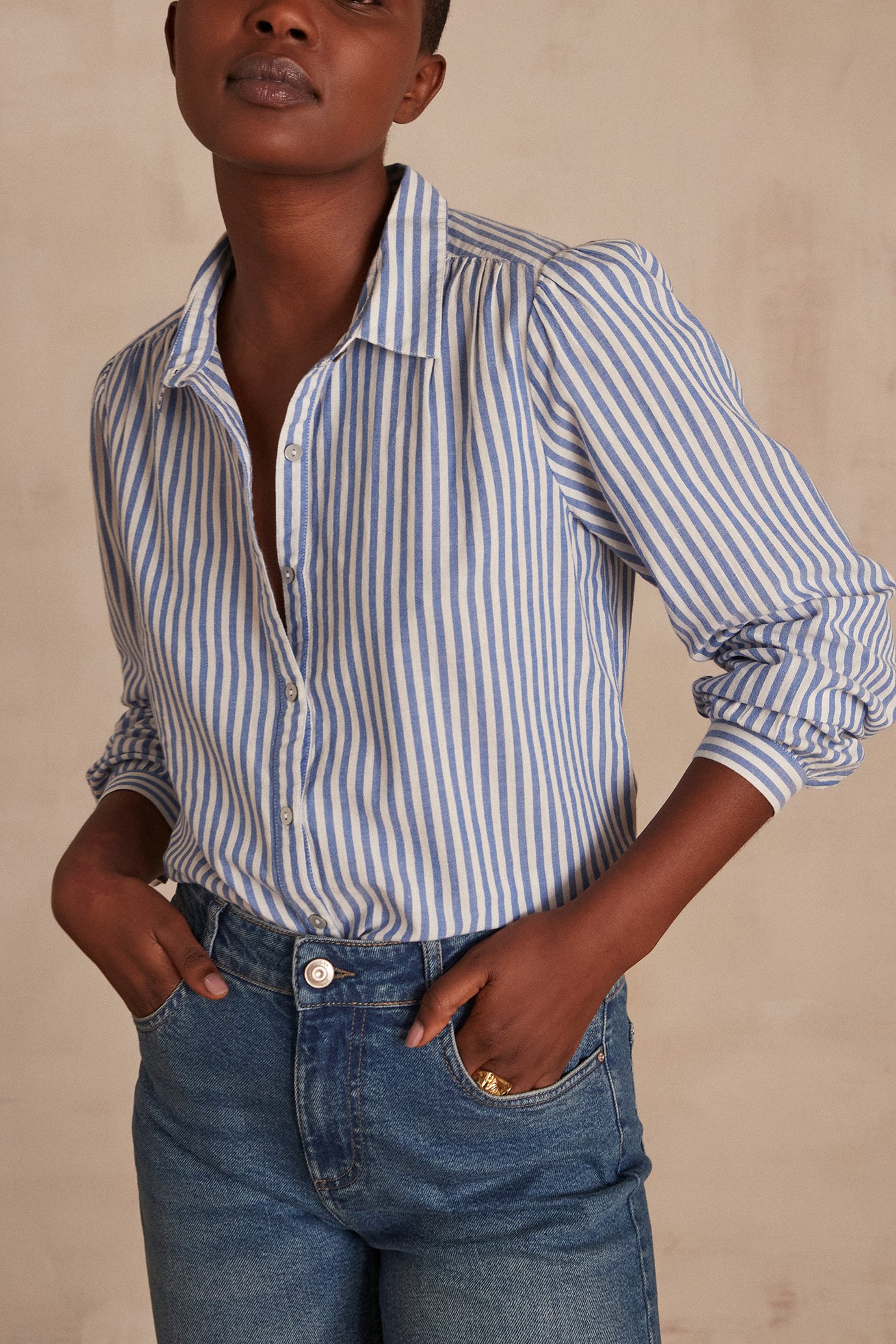 Chemise rayée Cathia Faume - seconde main