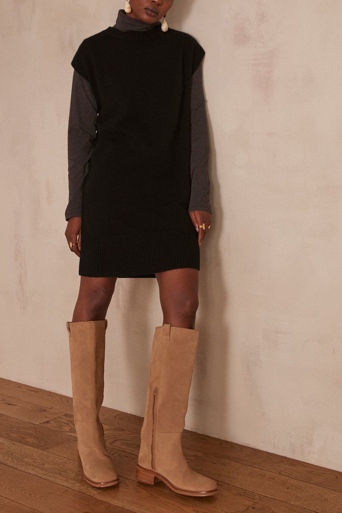 Robe en laine MARION Faume - seconde main