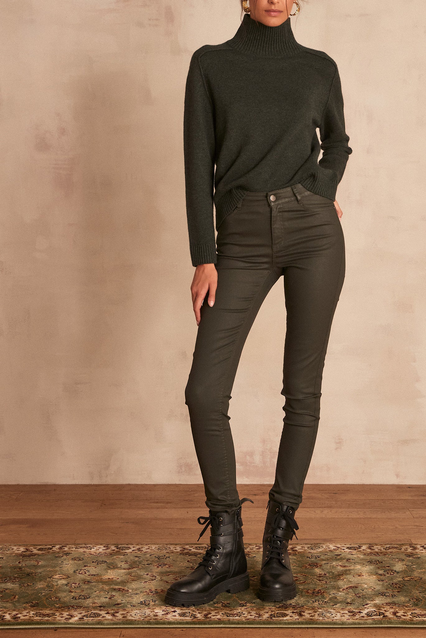 Jean slim enduit Suzy Faume - seconde main