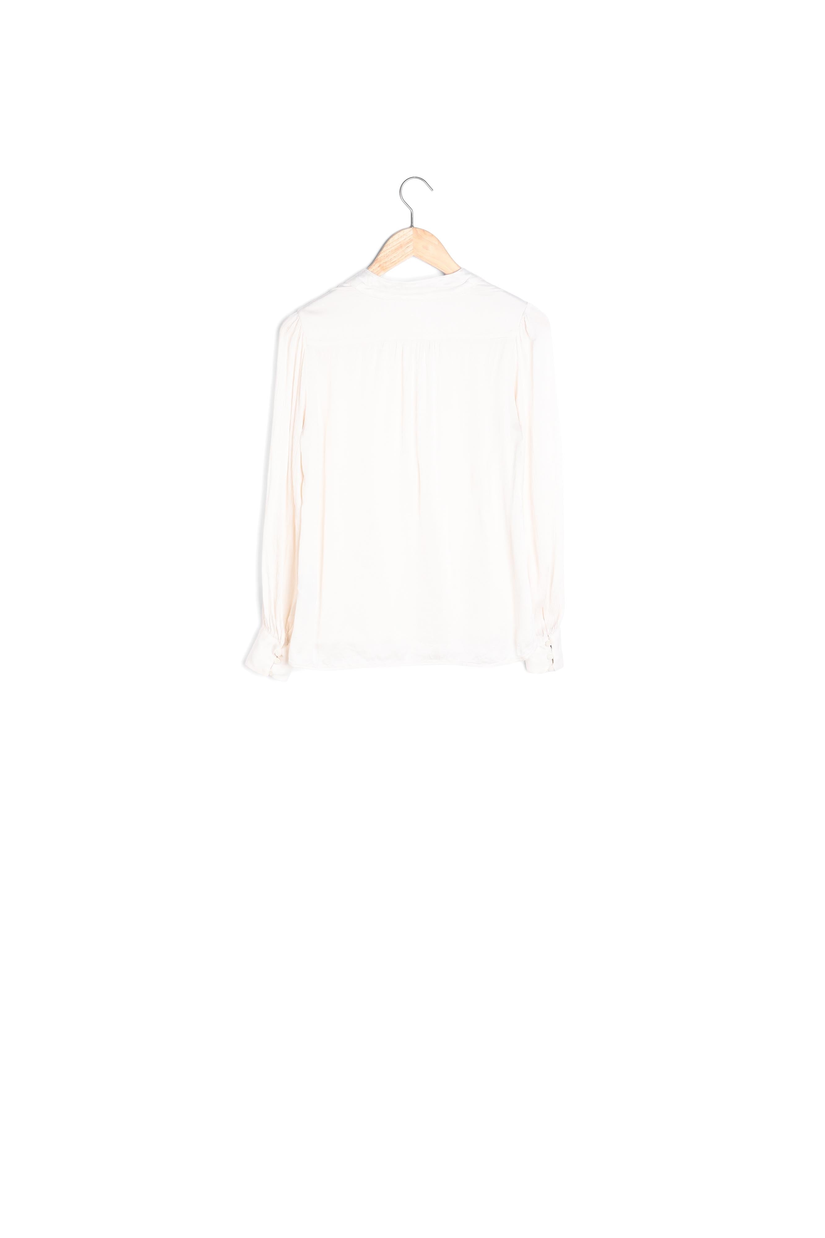 Blouse satinée blanche Chlea Faume - seconde main