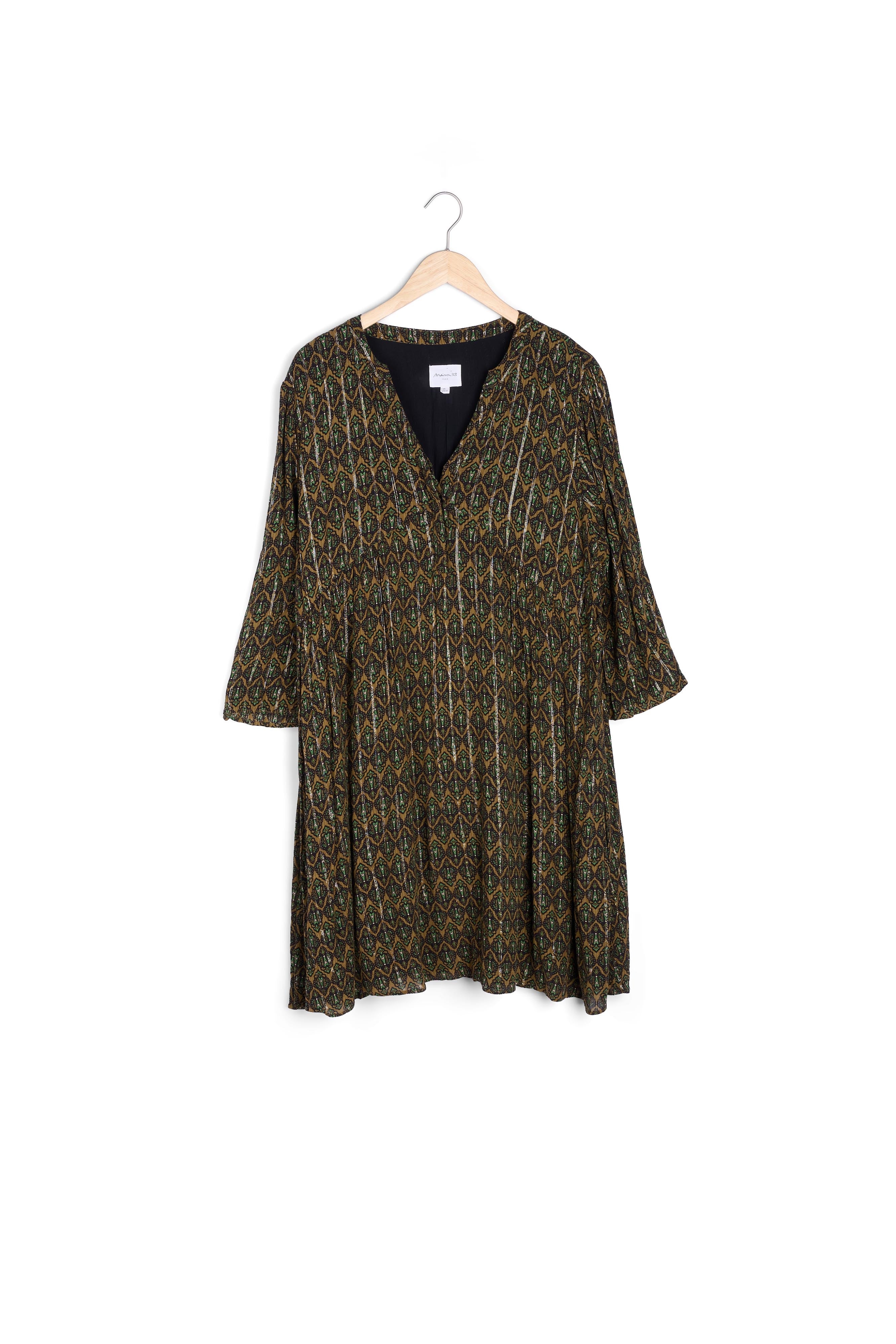 Robe courte imprimée Calypso Faume - seconde main