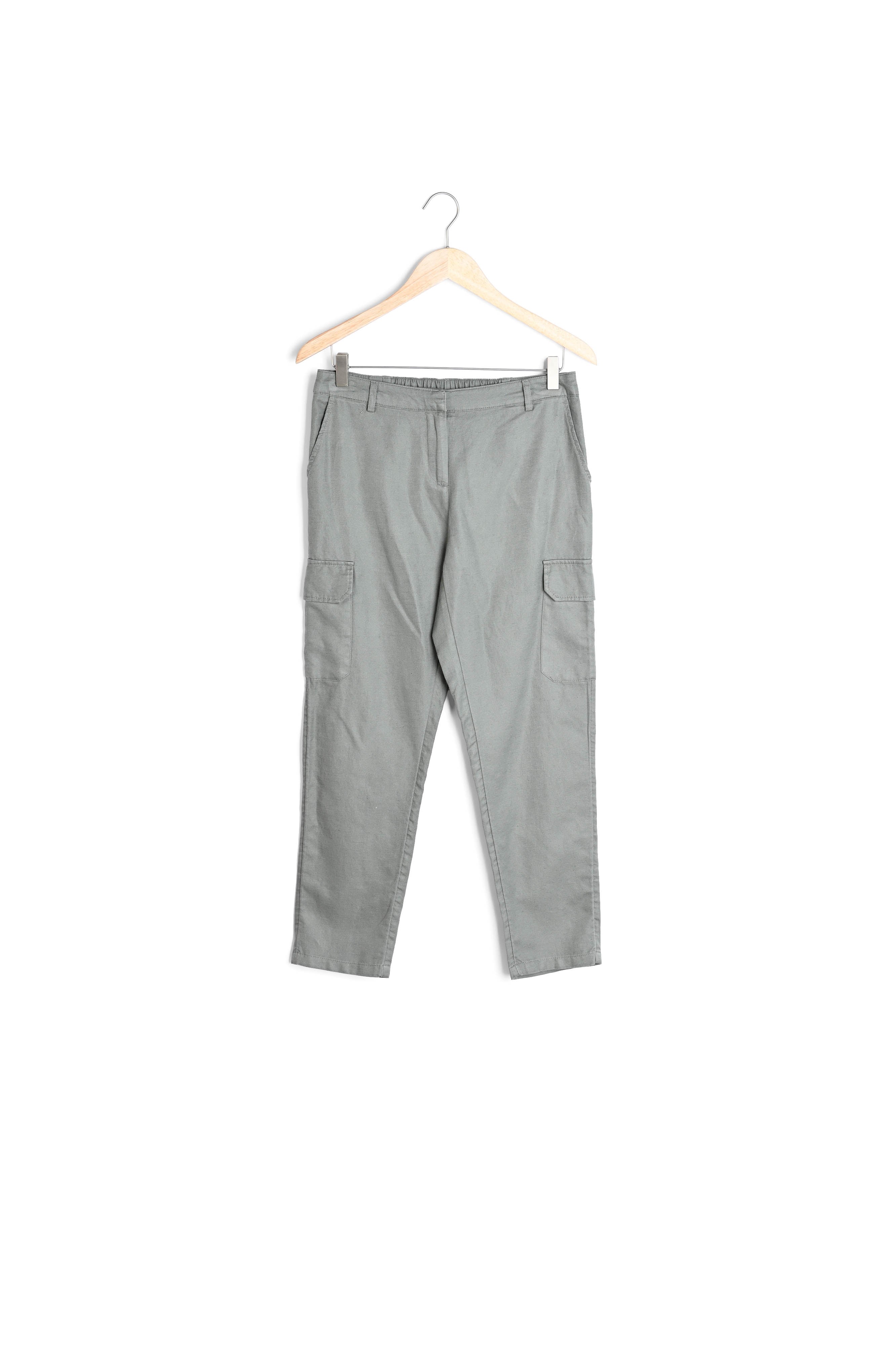 Pantalon cargo en lin PACO Faume - seconde main