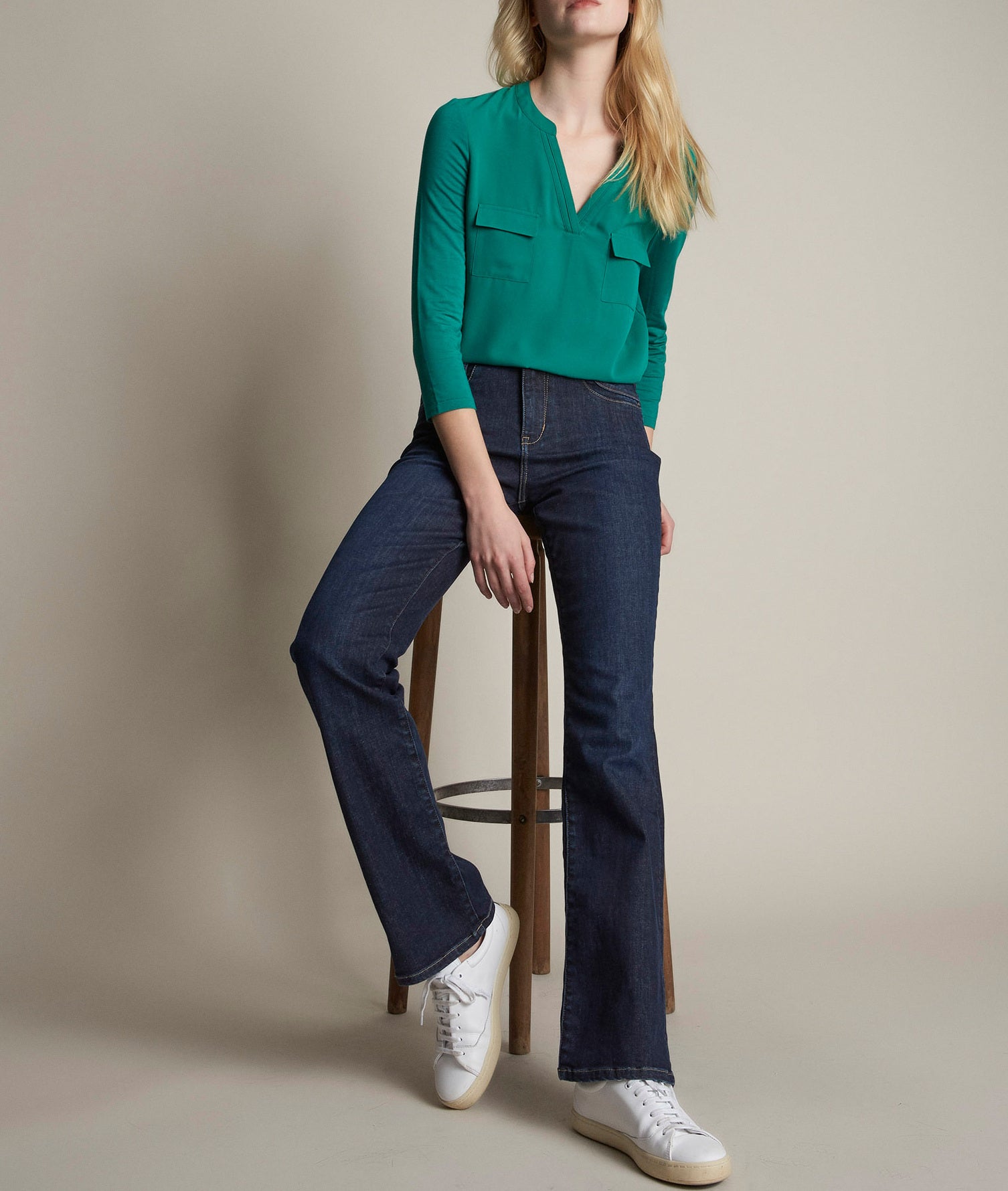 Le classique bootcut: jean brut Simon Faume - seconde main