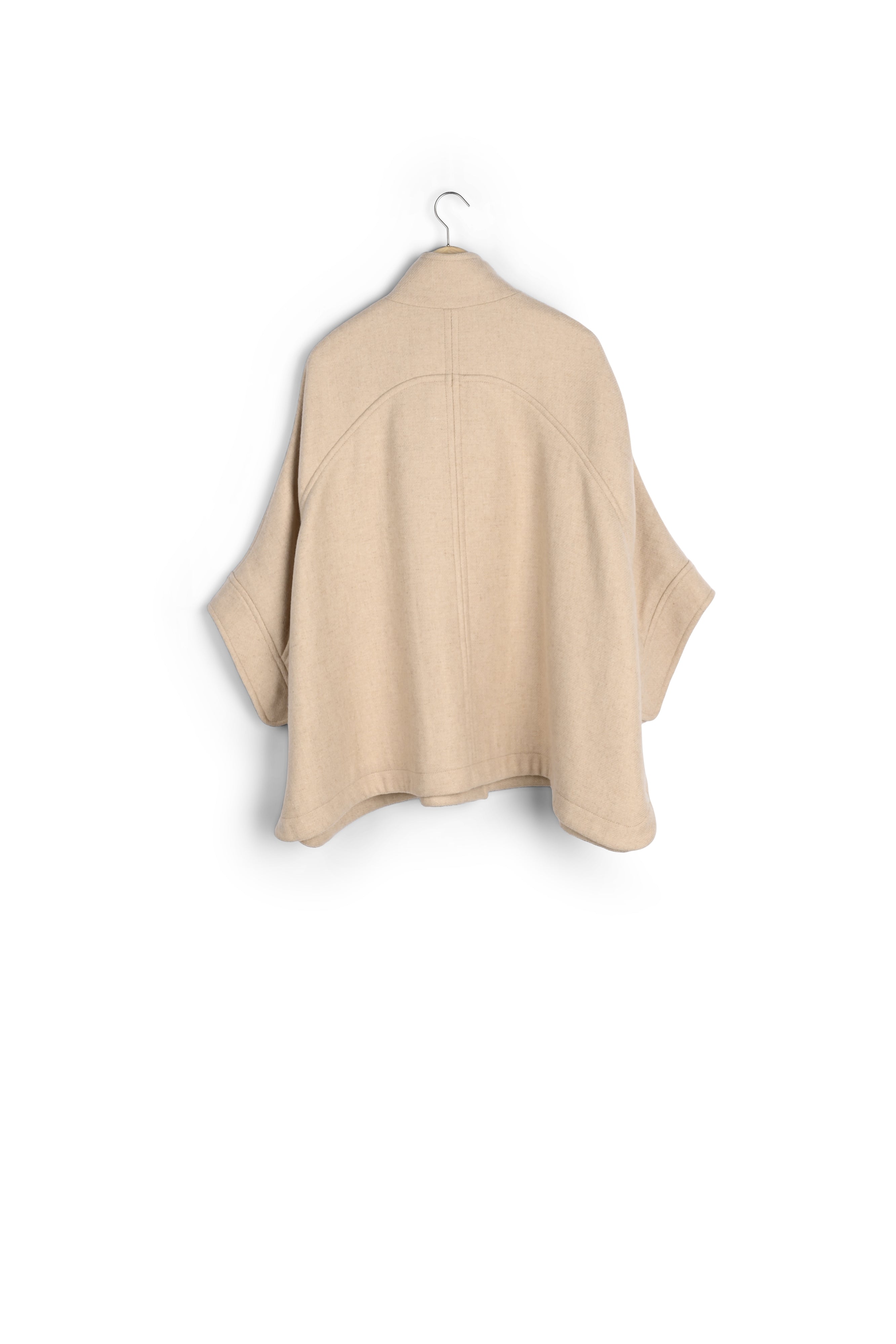 Cape élégante en laine crème Oslo Faume - seconde main