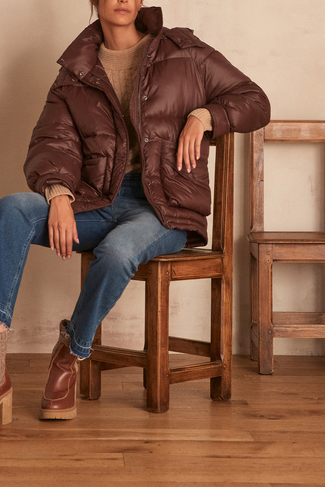 Doudoune Fiona Faume - seconde main