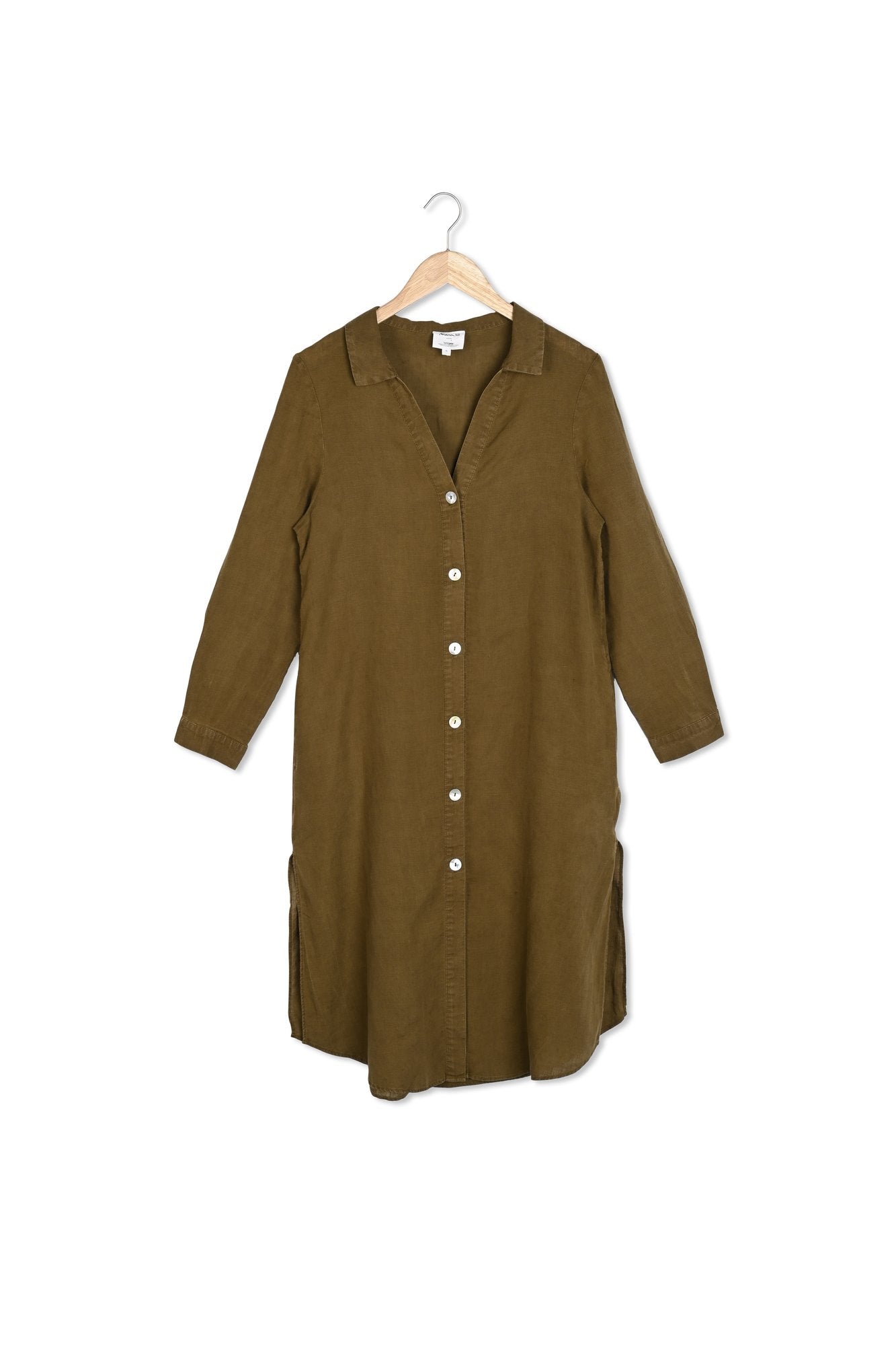 Robe chemise en lin Aicha Faume - seconde main