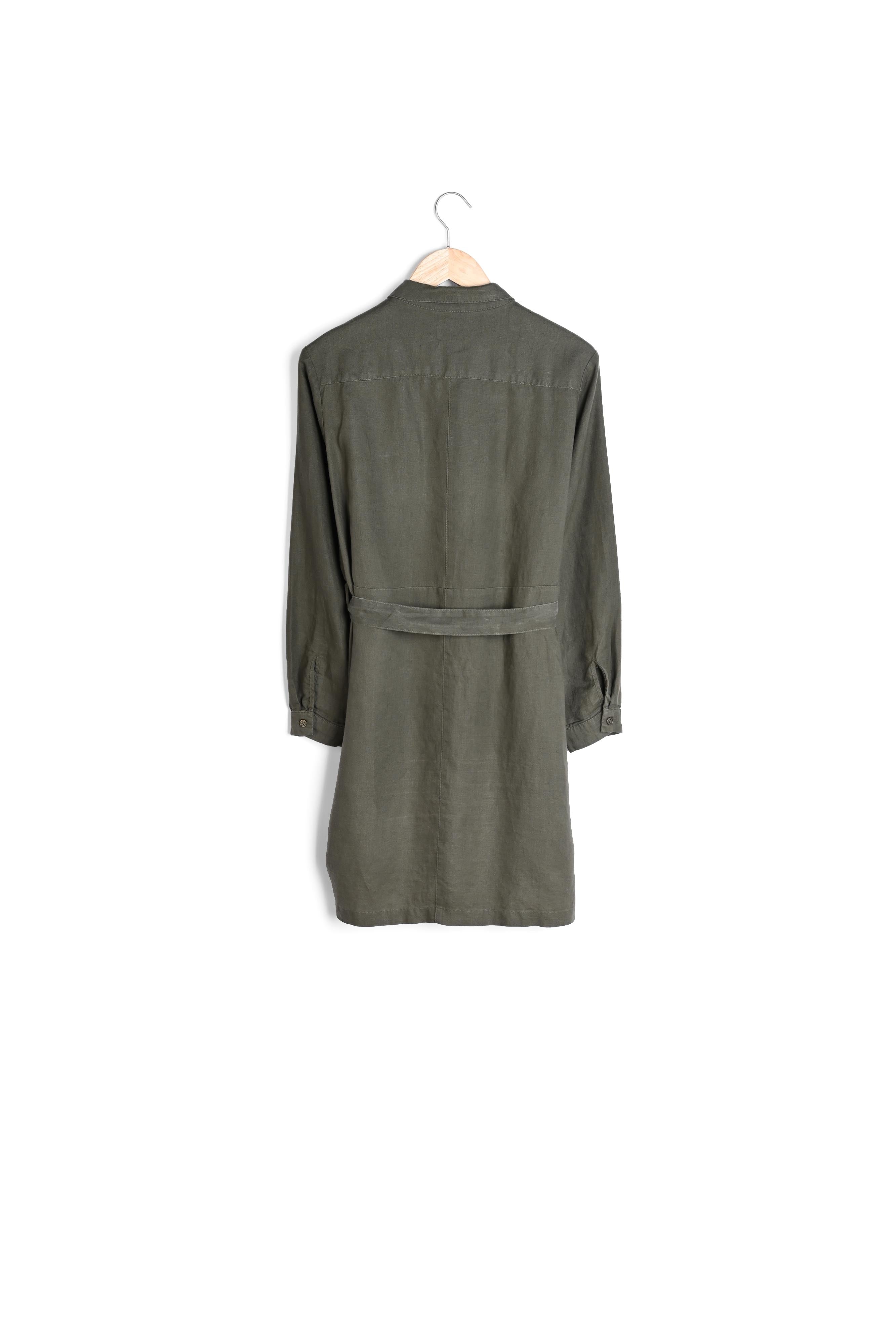 Robe en lin ceinturée Caline Faume - seconde main