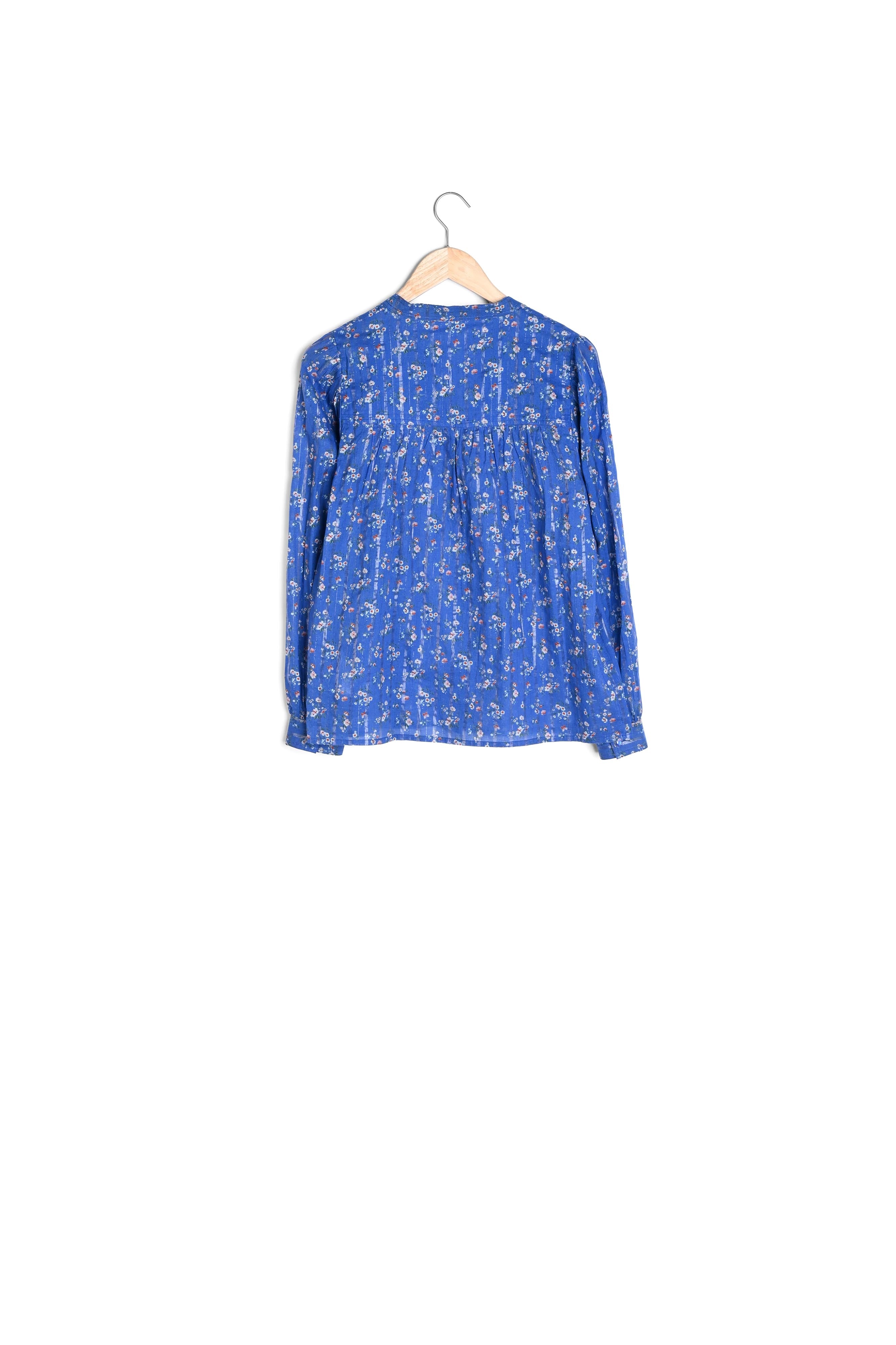 Blouse myosotis imprimée Tifaine Faume - seconde main