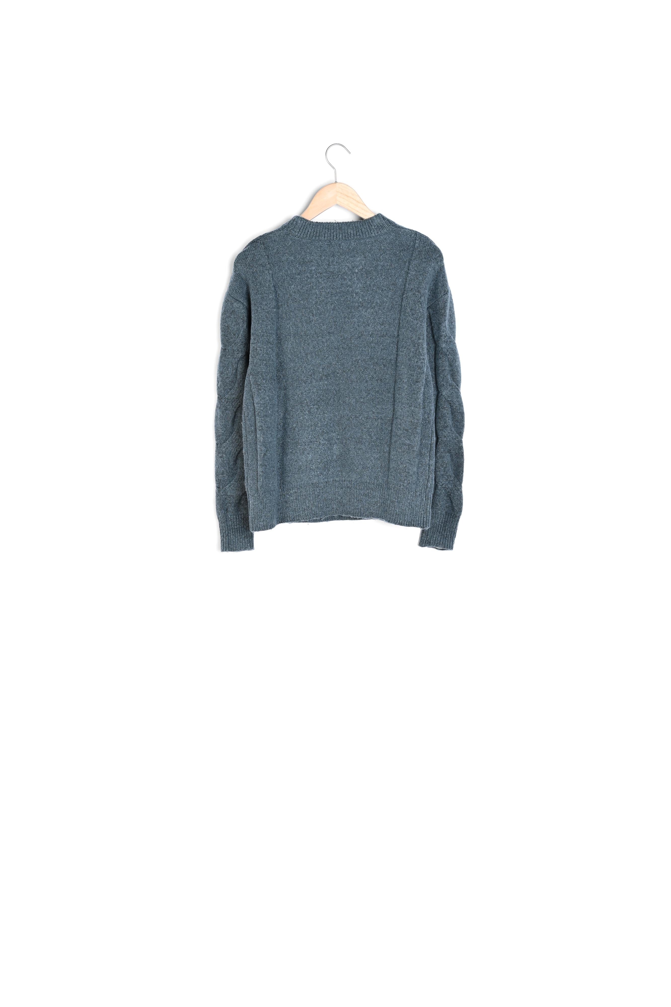 Pull bleu pétrole Bulle Faume - seconde main