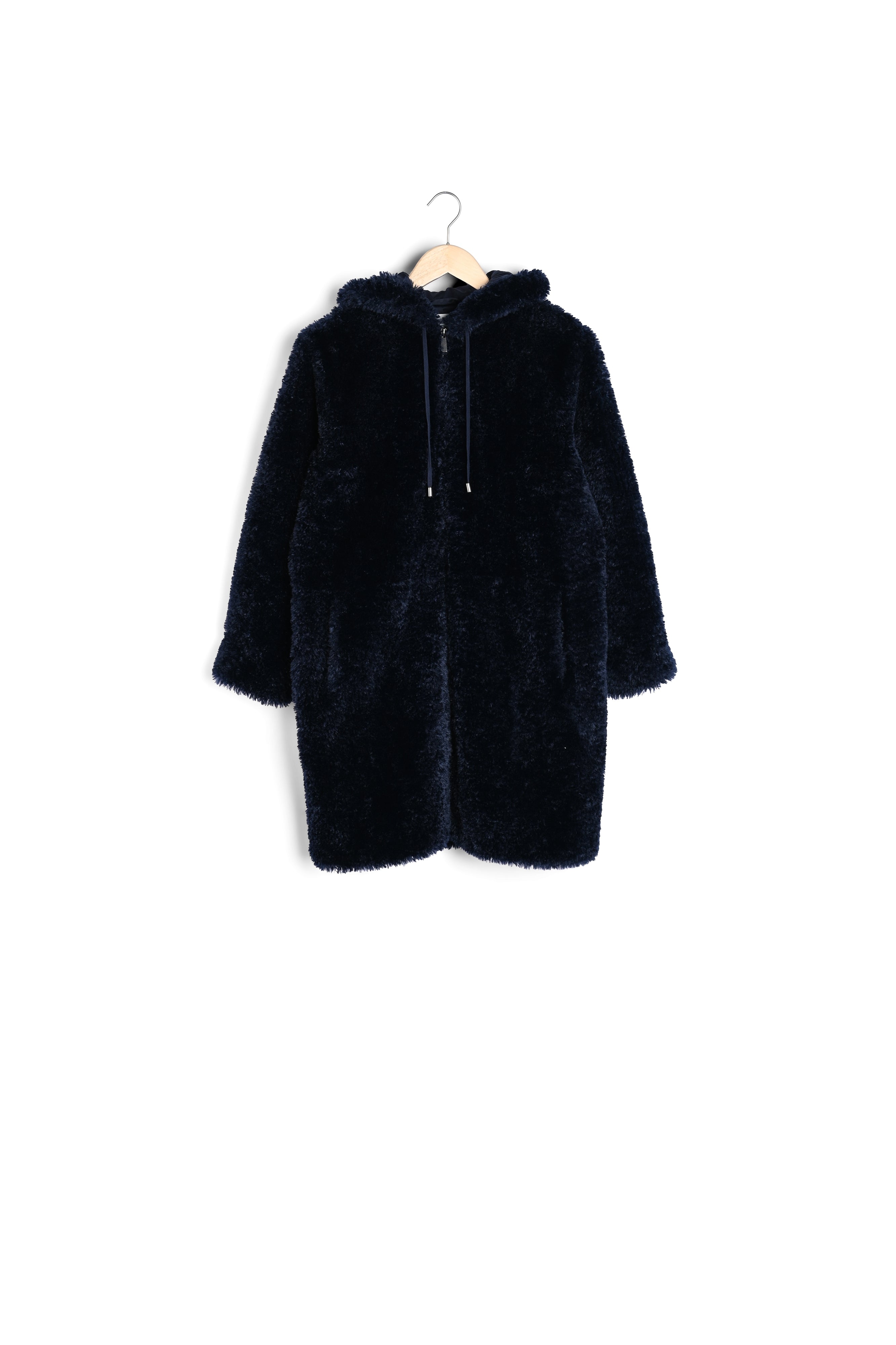 Manteau en fausse fourrure marine Magnolia Faume - seconde main