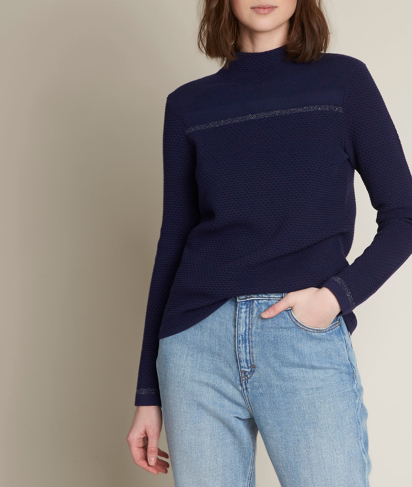 Pull ottoman Dolce Faume - seconde main