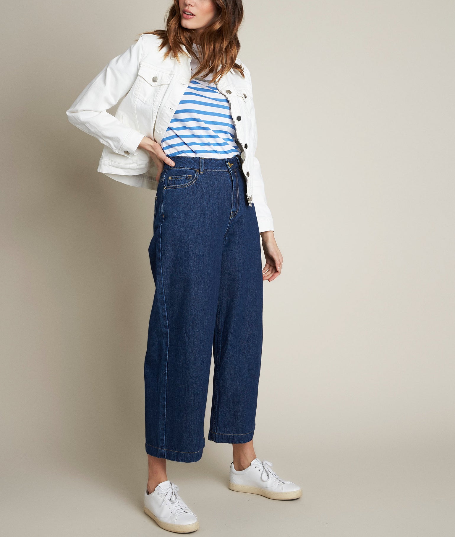 Jupe culotte en denim Anais Faume - seconde main