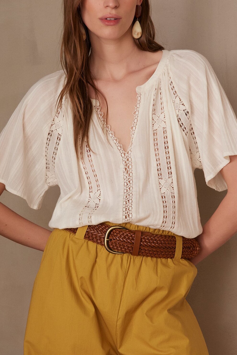 Blouse PRUNELLE 100% coton Faume - seconde main