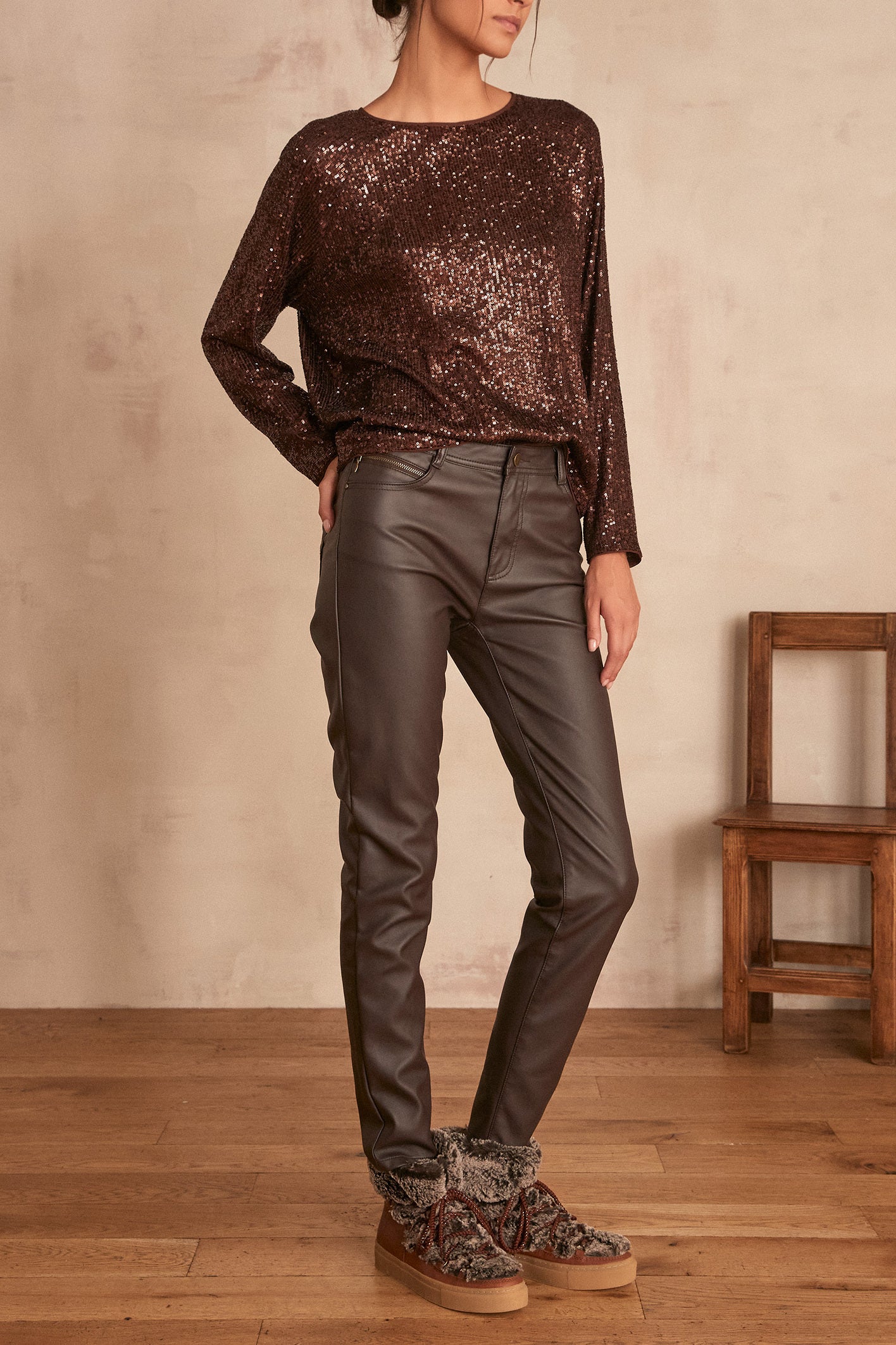 Pantalon slim SULTAN Faume - seconde main