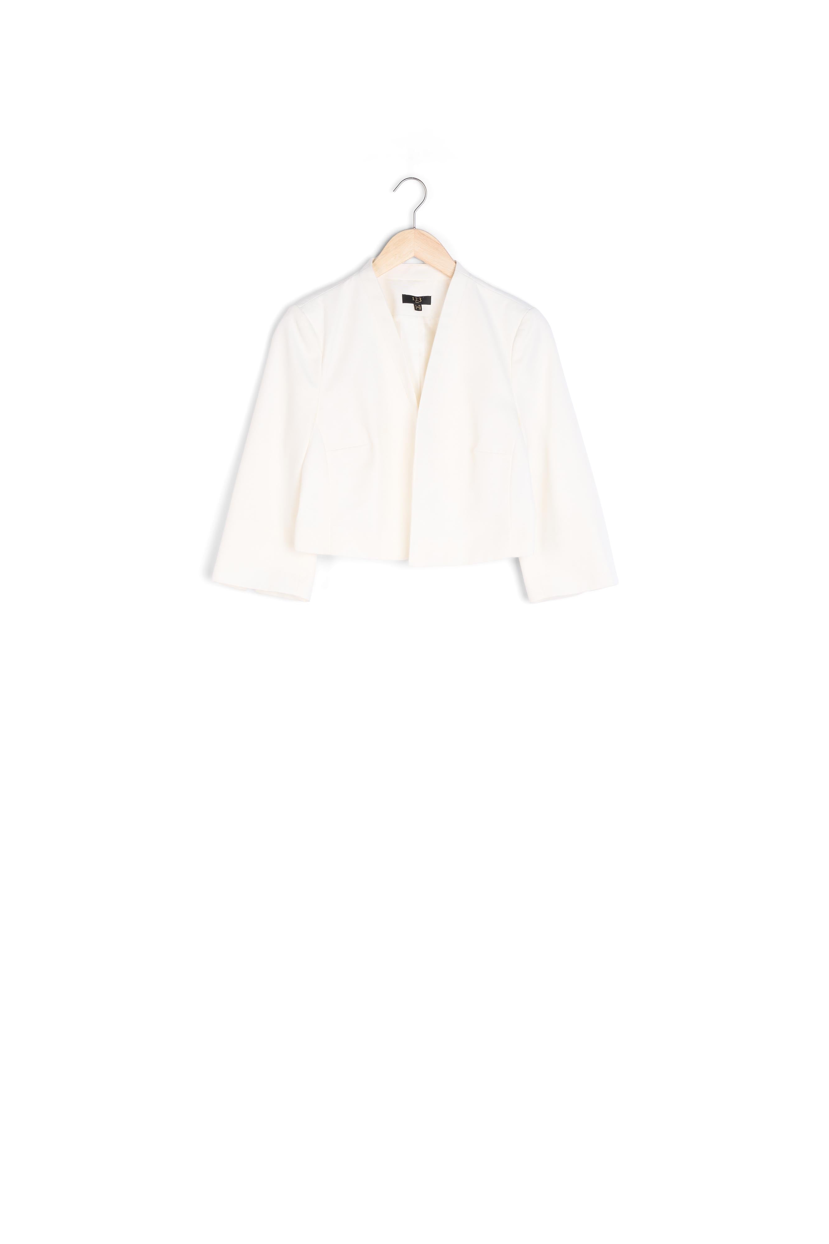 Boléro écru ottoman Coralie Faume - seconde main