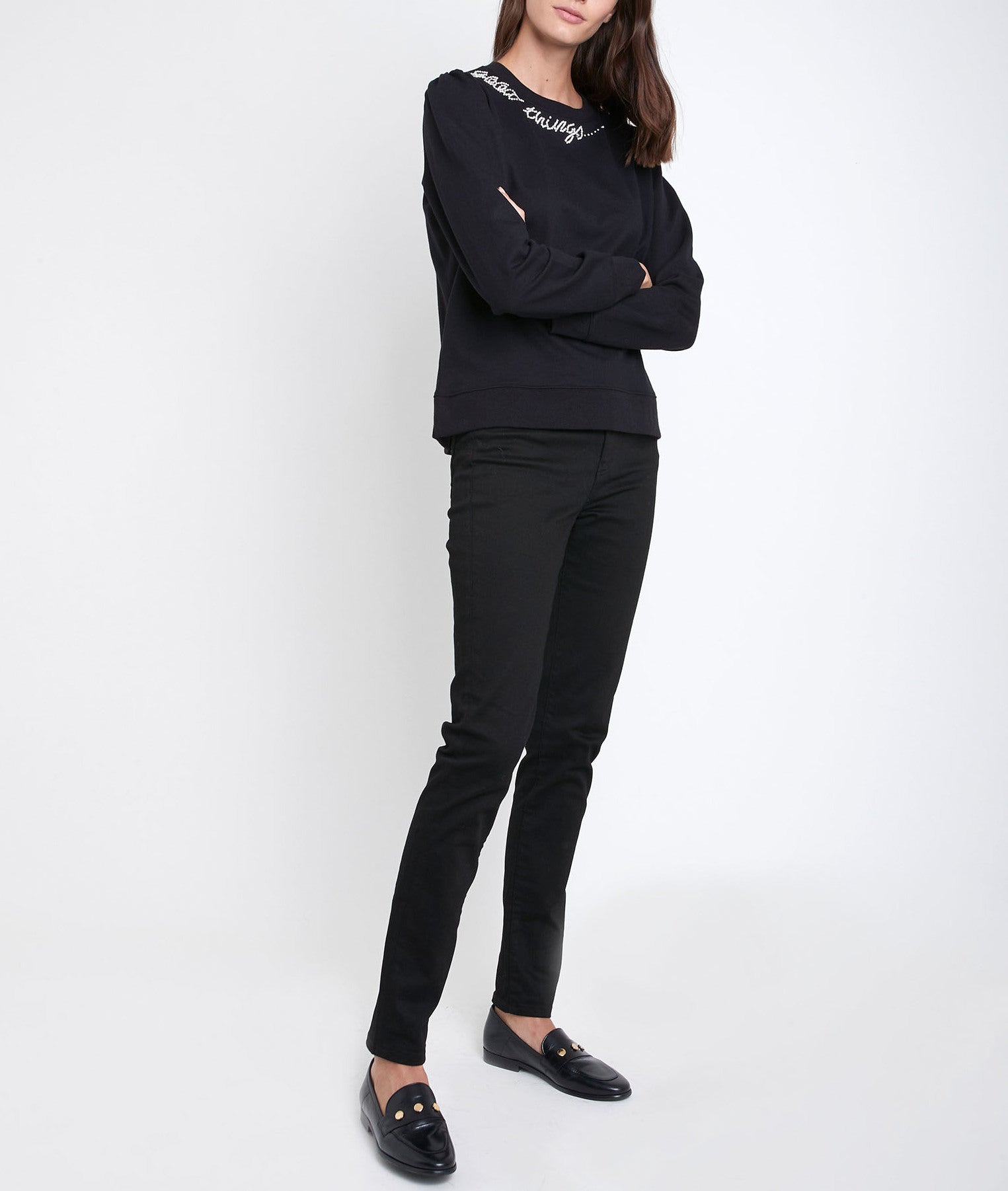 L'iconique slim noir Suzy Faume - seconde main