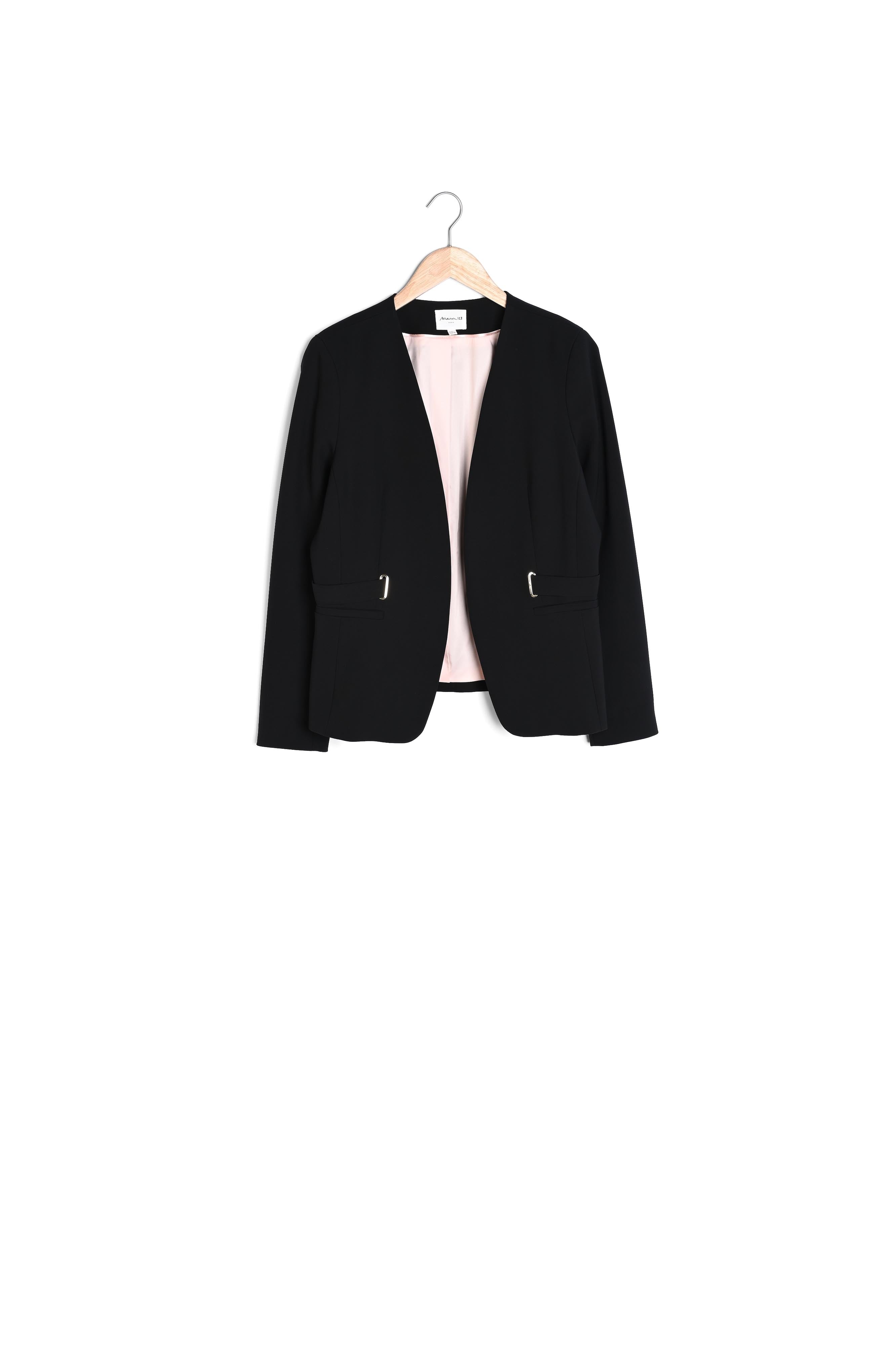 Veste en microfibre noire Beatrice Faume - seconde main