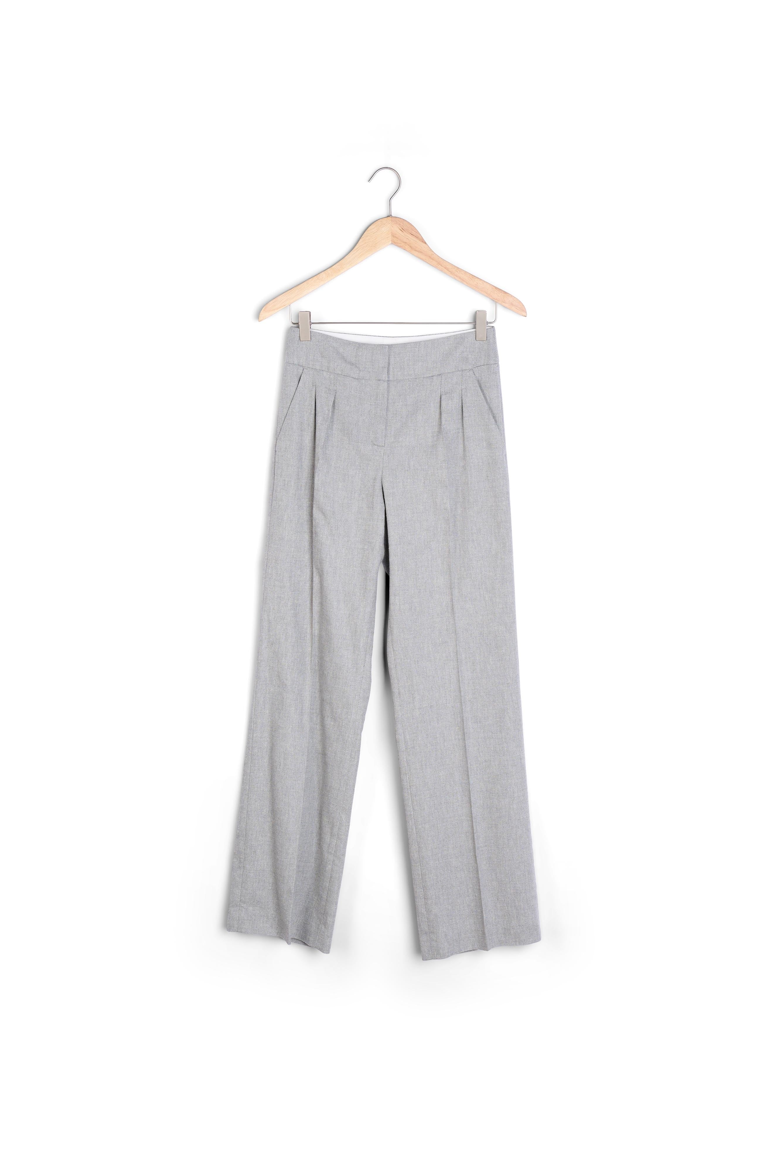 Pantalon large gris chiné Galaxy Faume - seconde main