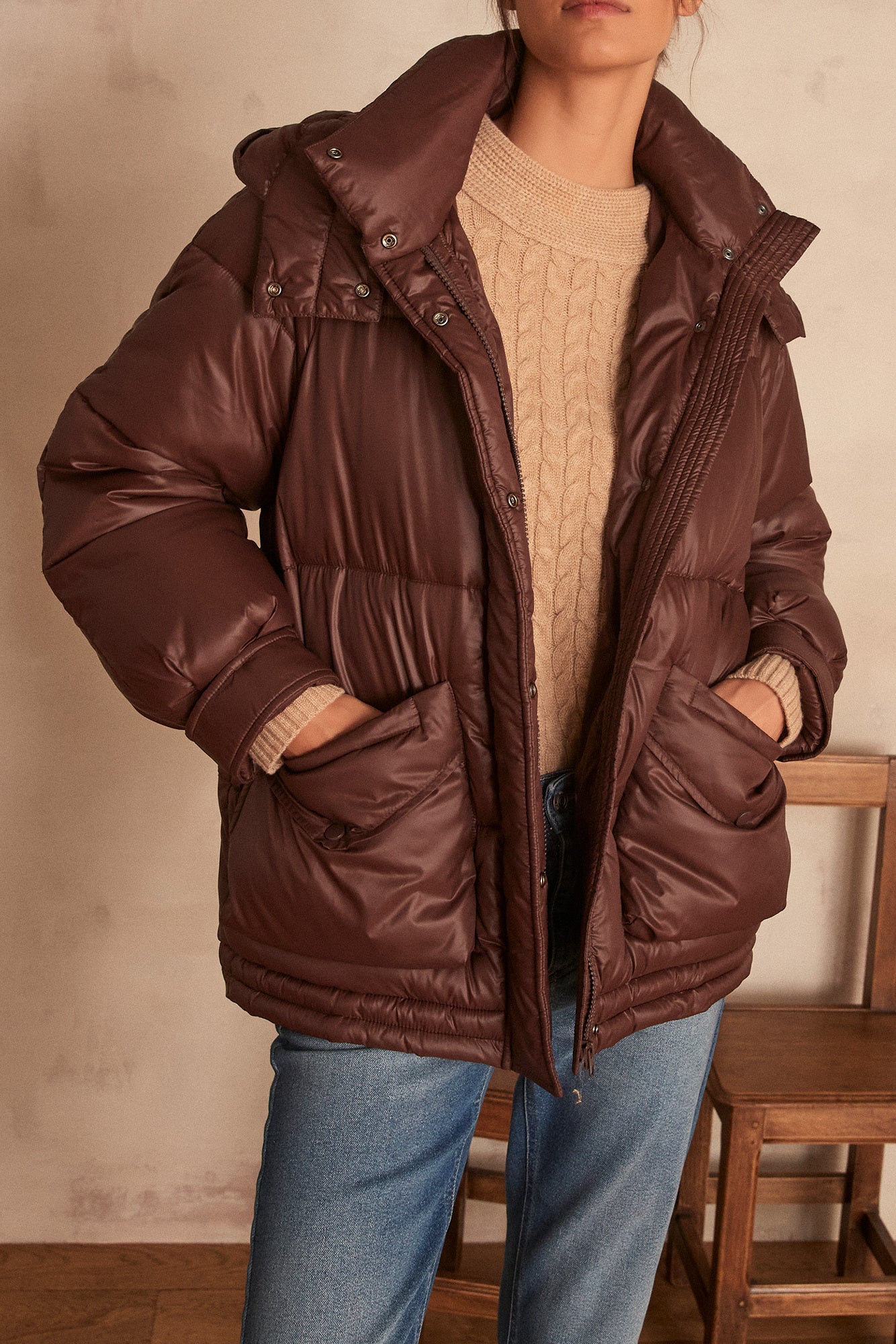 Doudoune Fiona Faume - seconde main