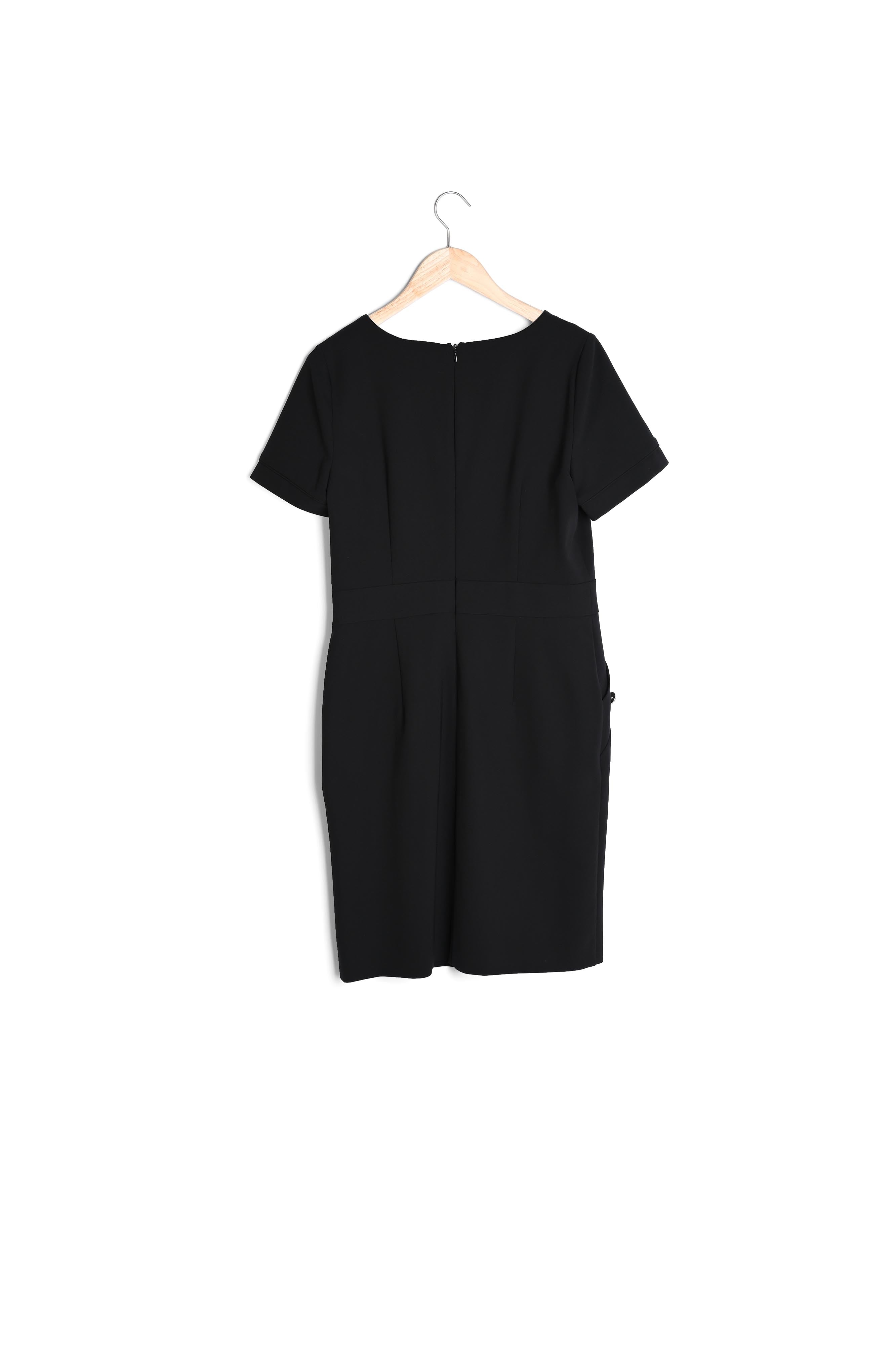 Robe en microfibre noire Capucine Faume - seconde main