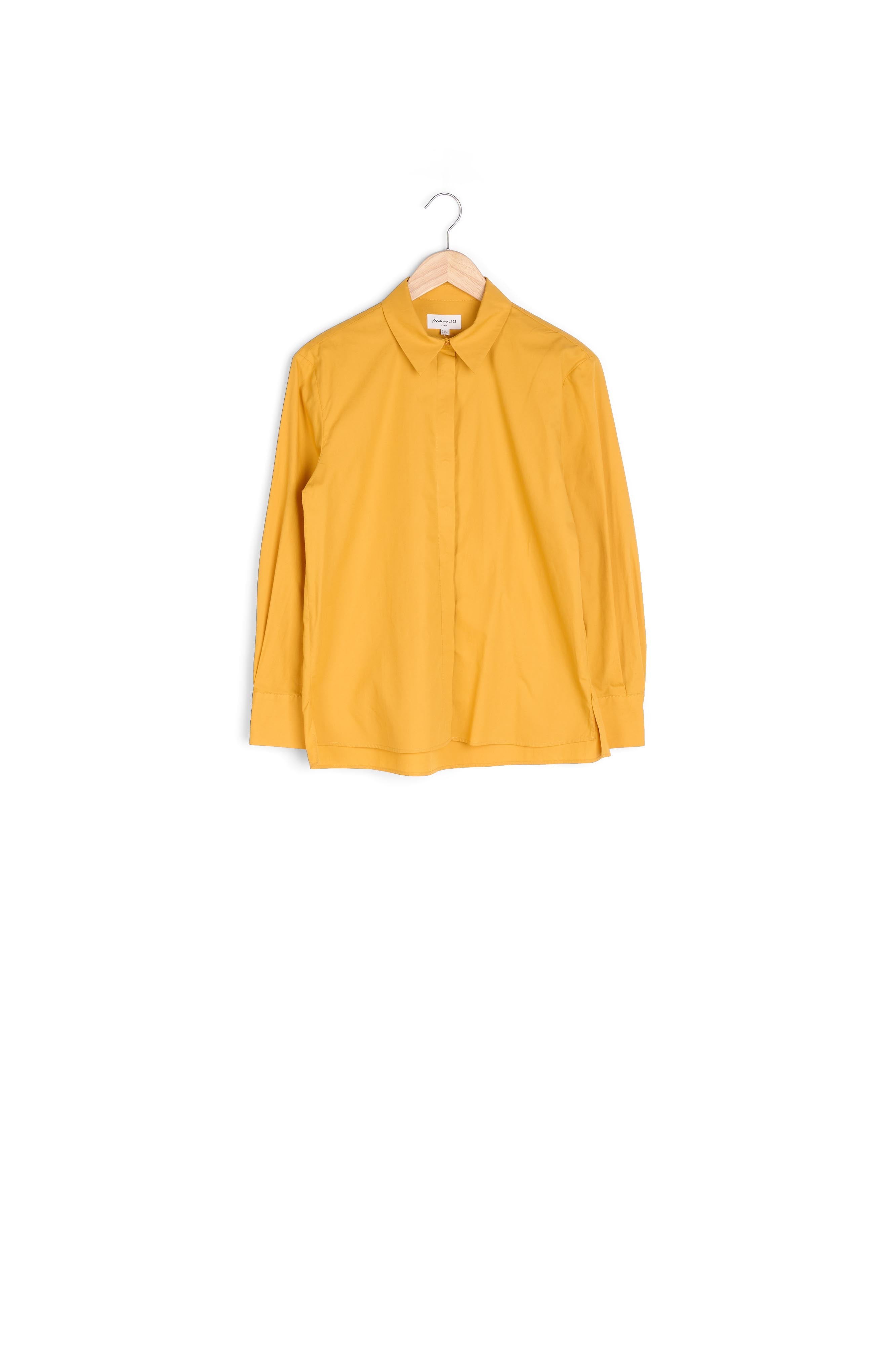 Chemise impeccable en coton jaune Esmeralda Faume - seconde main