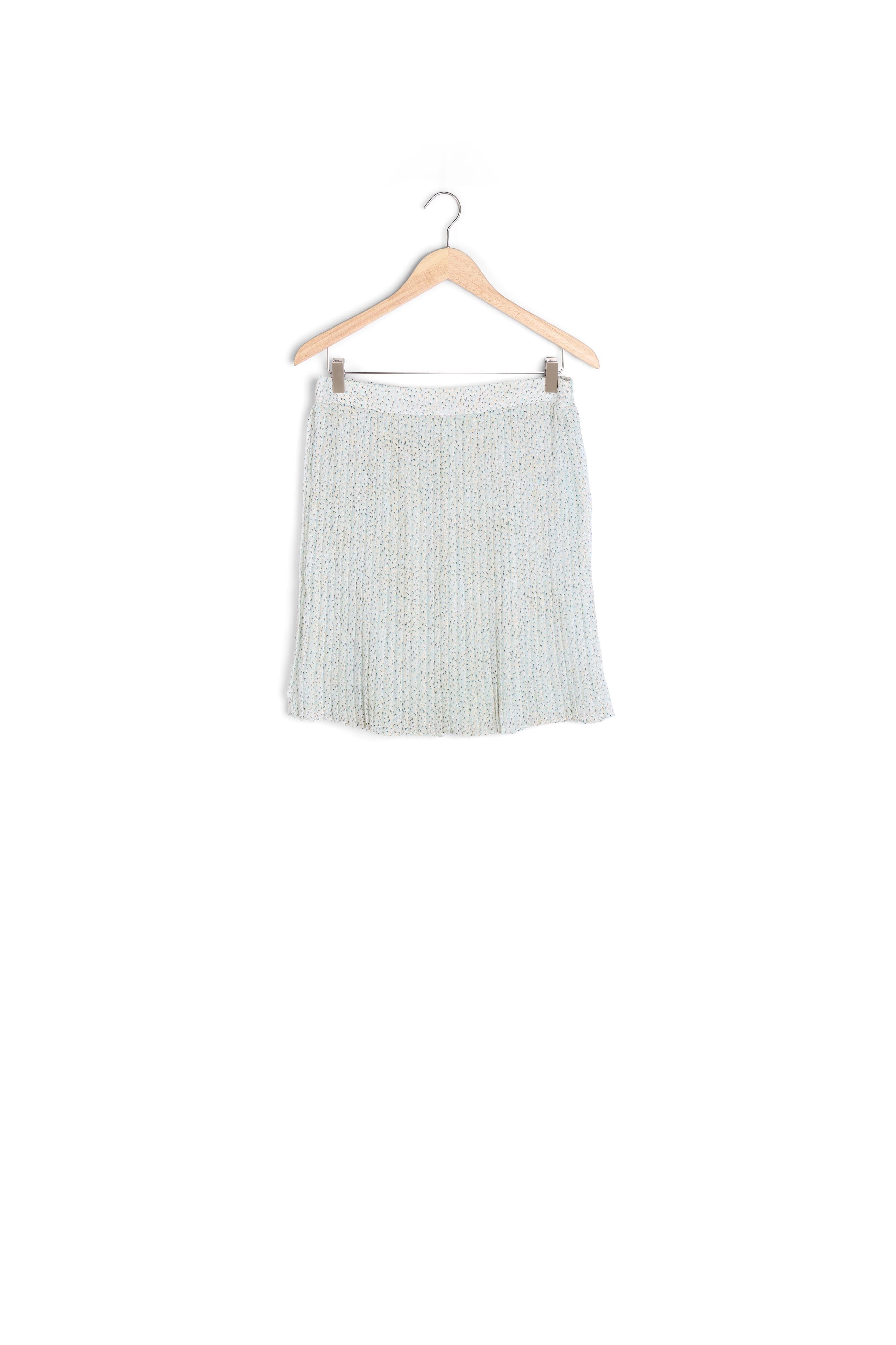 Jupe plissée imprimée Gisèle Faume - seconde main