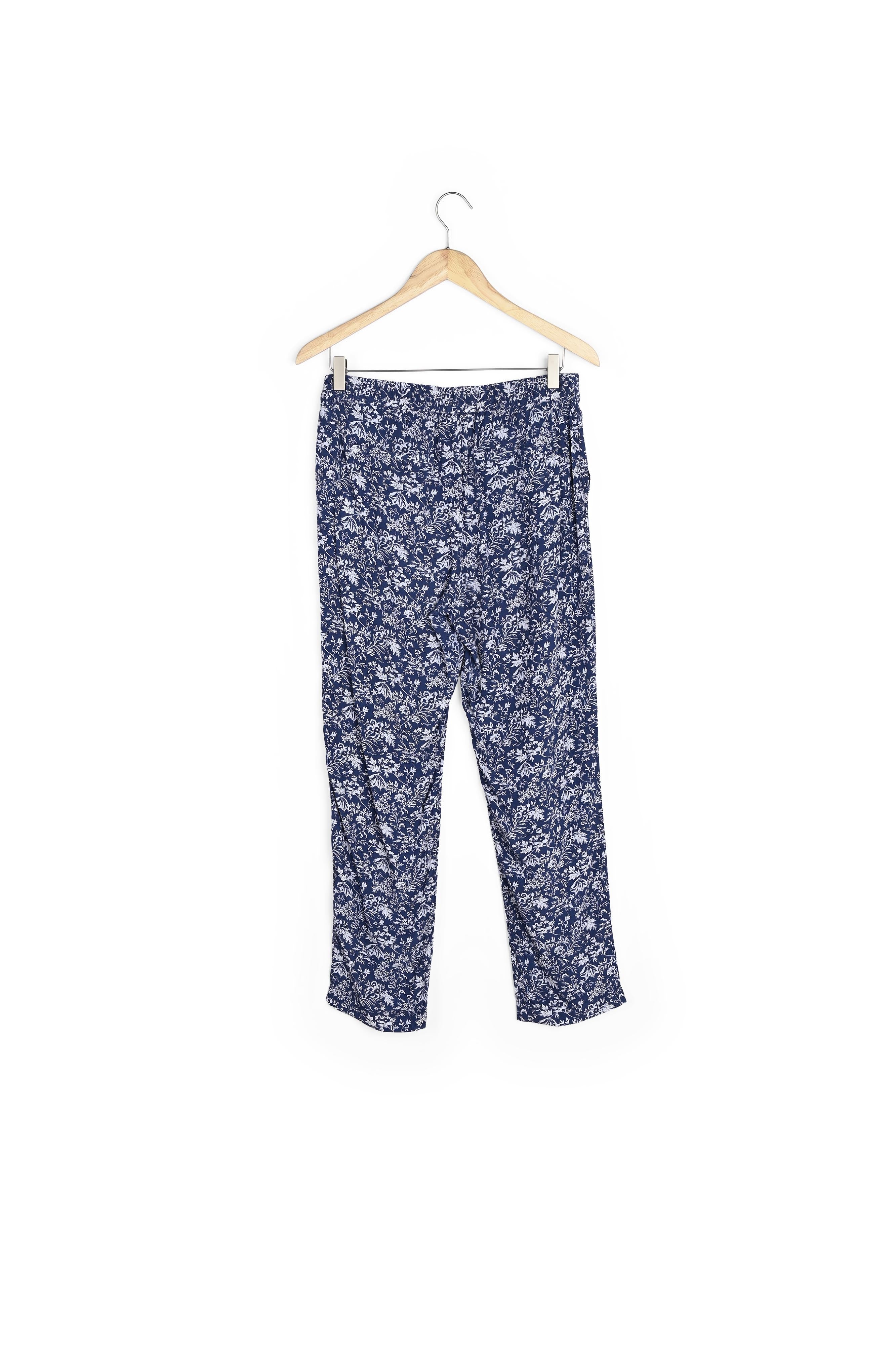 Pantalon carotte fluide imprimé marine Flynn Faume - seconde main
