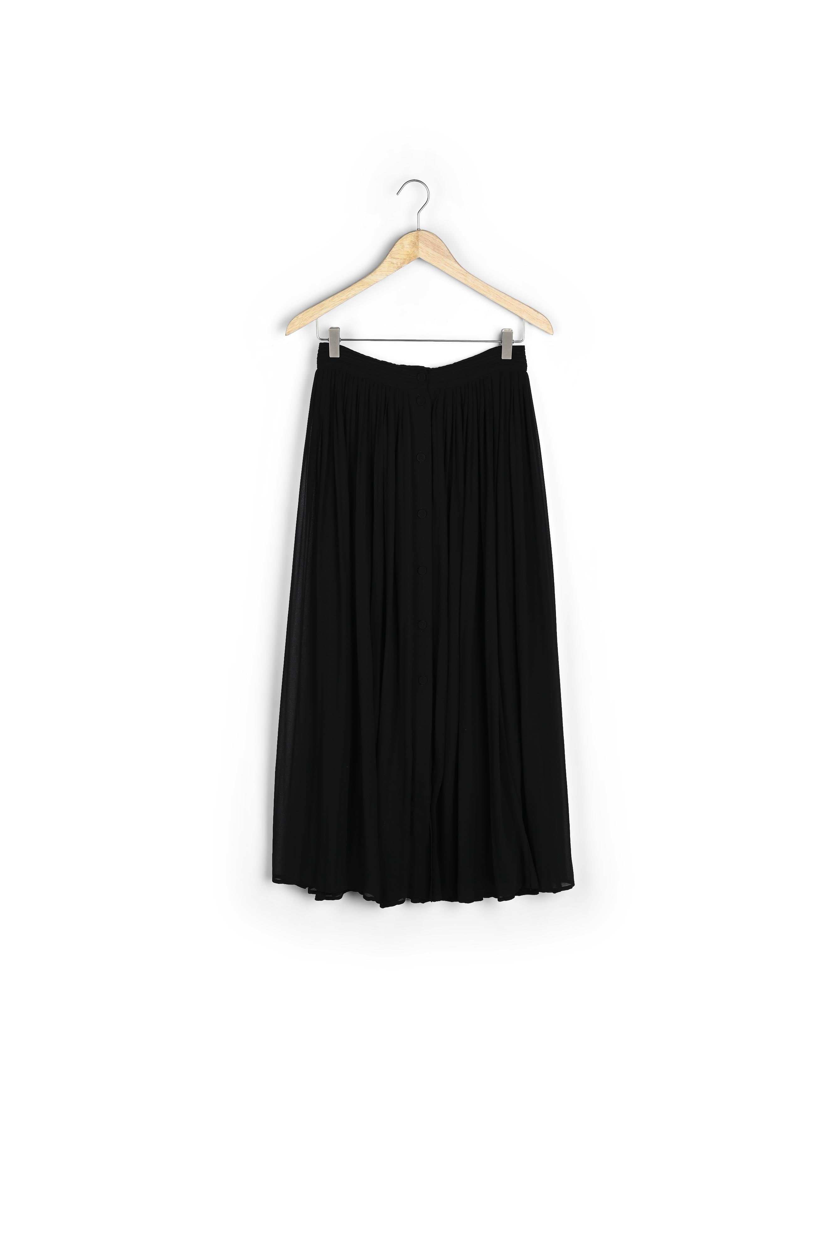 Jupe plissée noire Eva Faume - seconde main