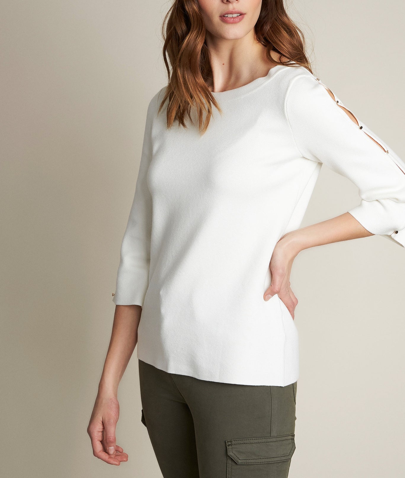 Pull écru Darwin Faume - seconde main