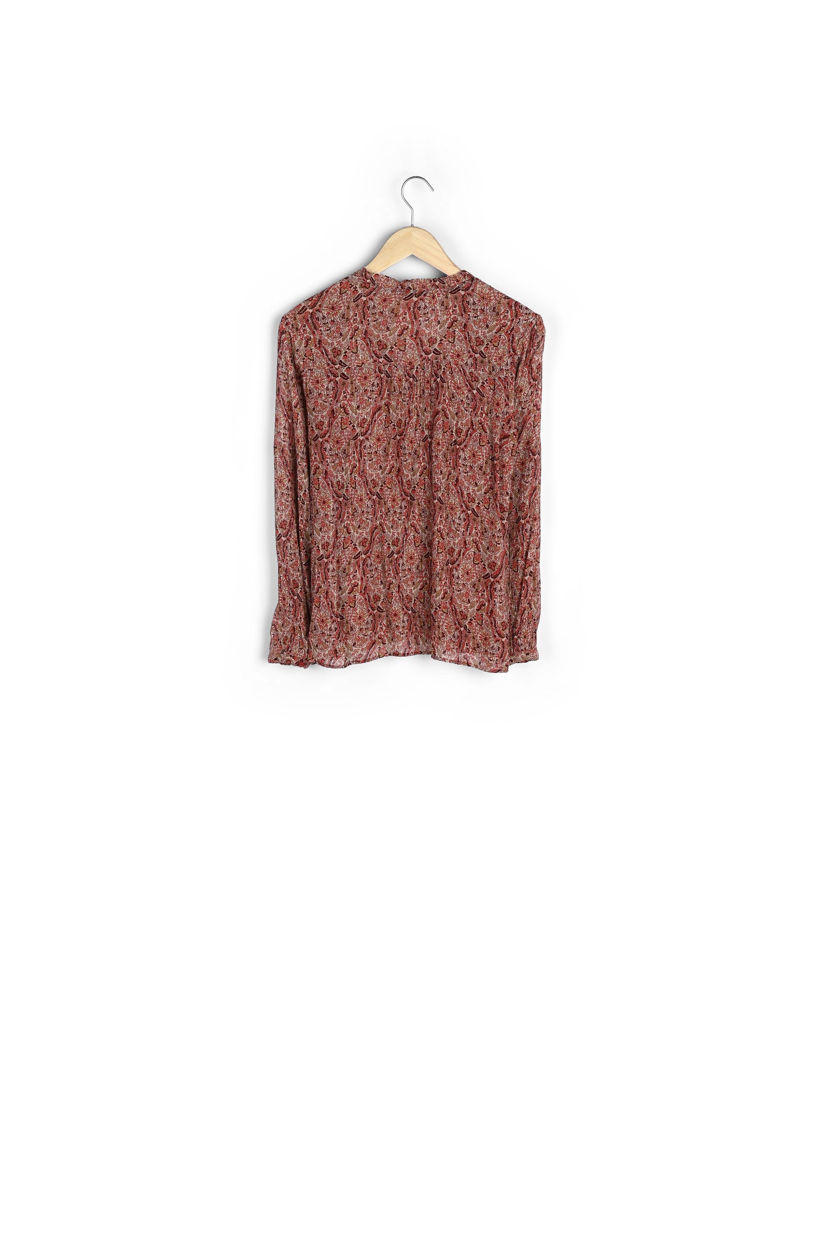 Blouse beige imprimée Tollya Faume - seconde main