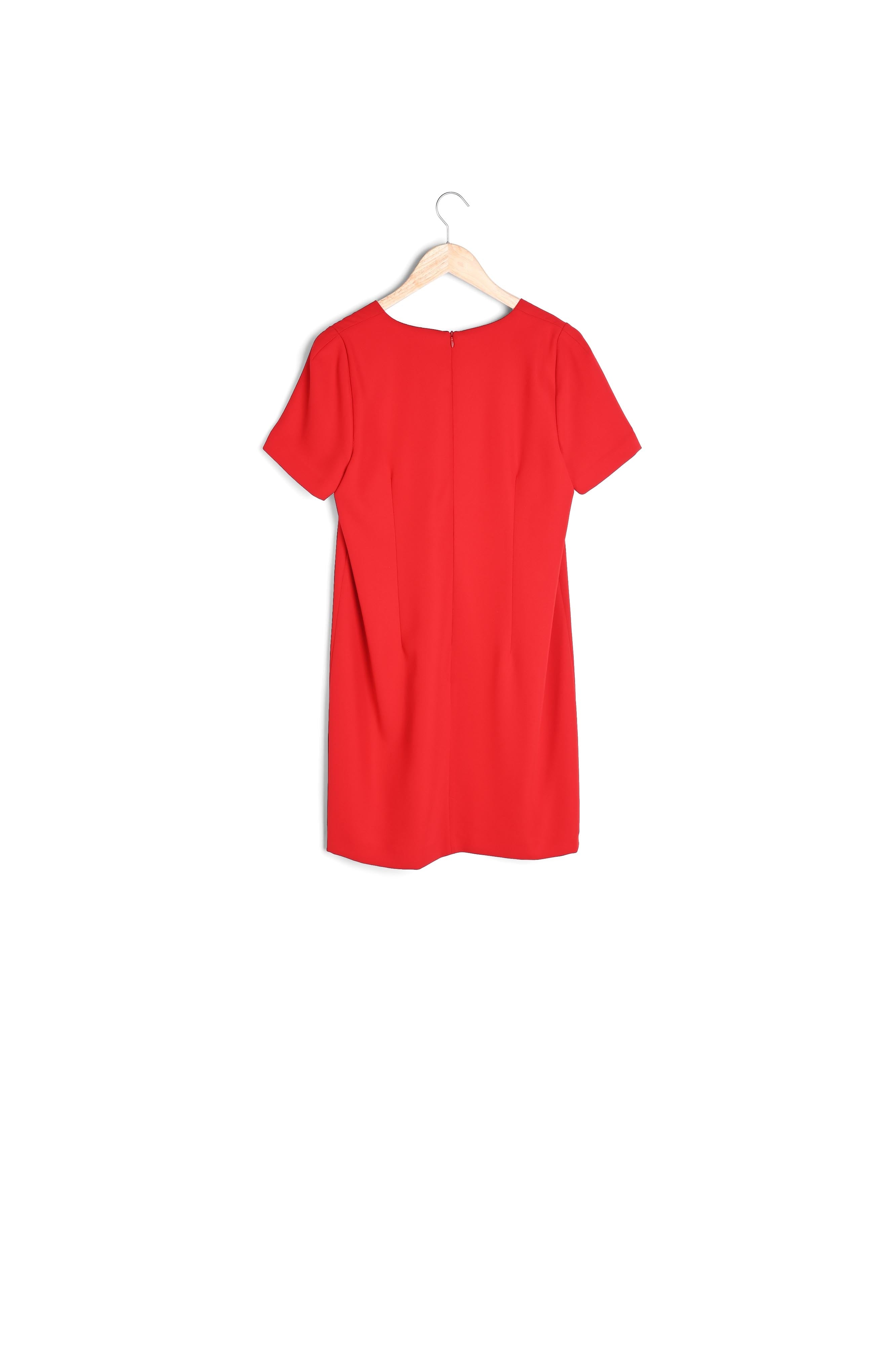 Robe rouge détail strass Noel Faume - seconde main