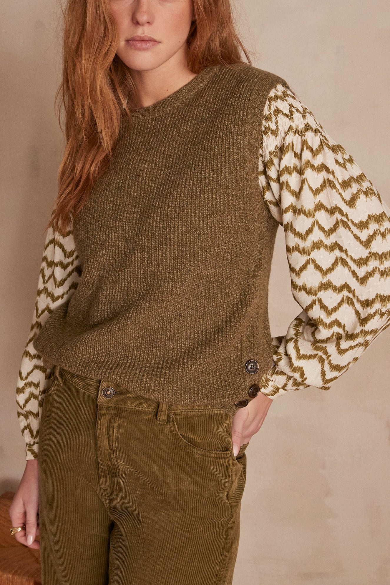 Pull sans manches Leroy Faume - seconde main