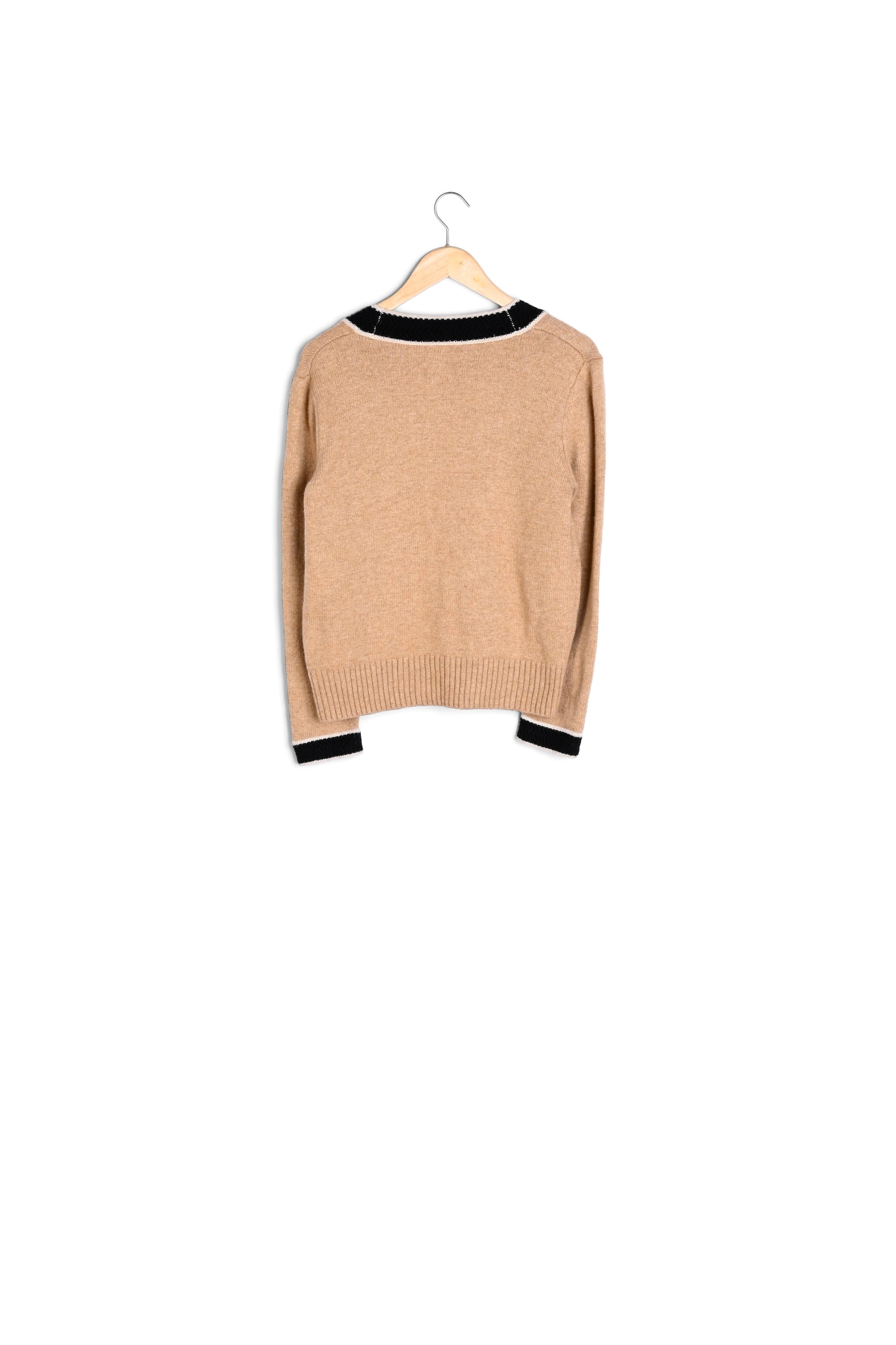 Gilet beige Fontainebleau Faume - seconde main