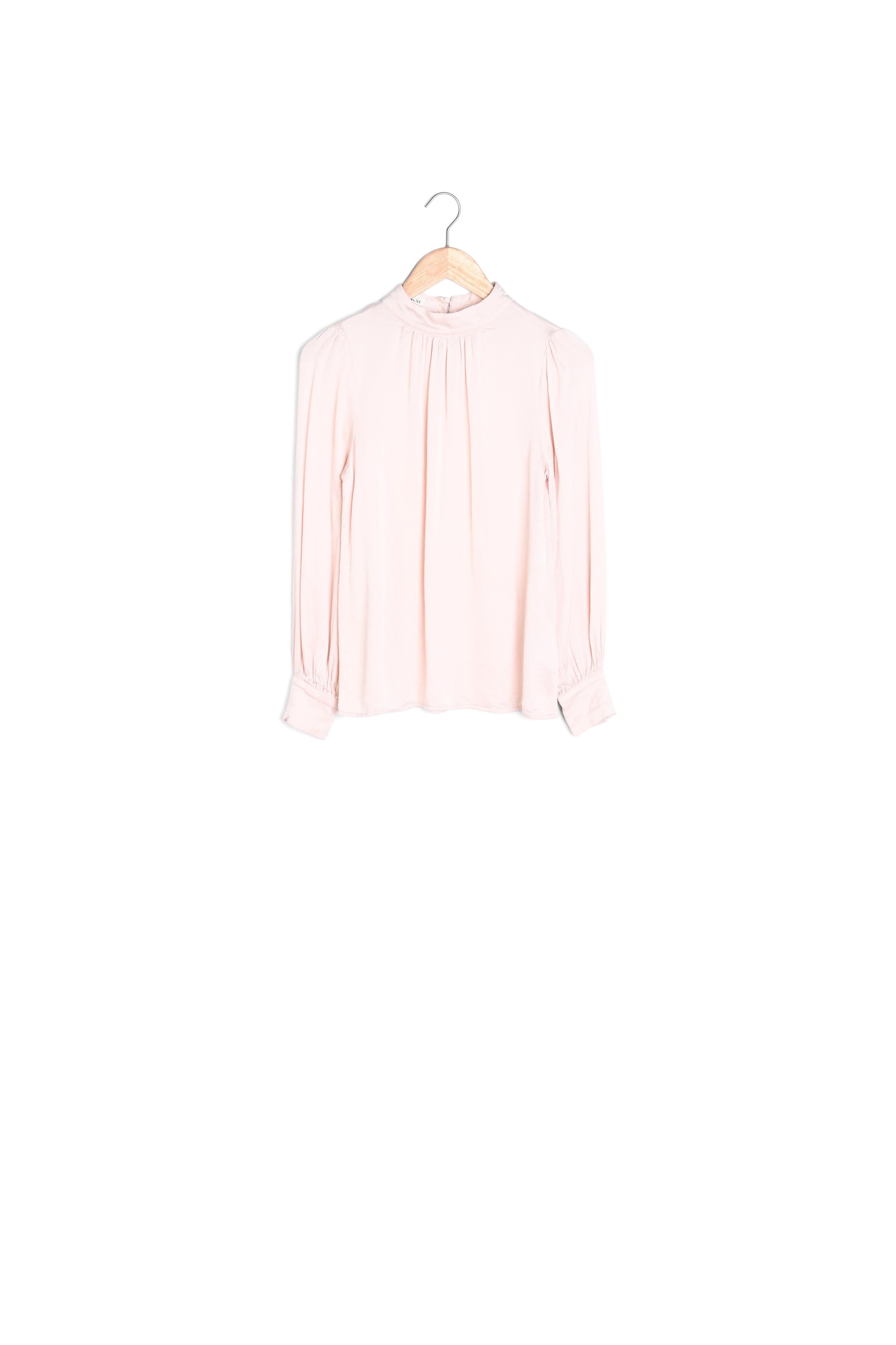 Blouse fluide satinée écrue Alicia Faume - seconde main