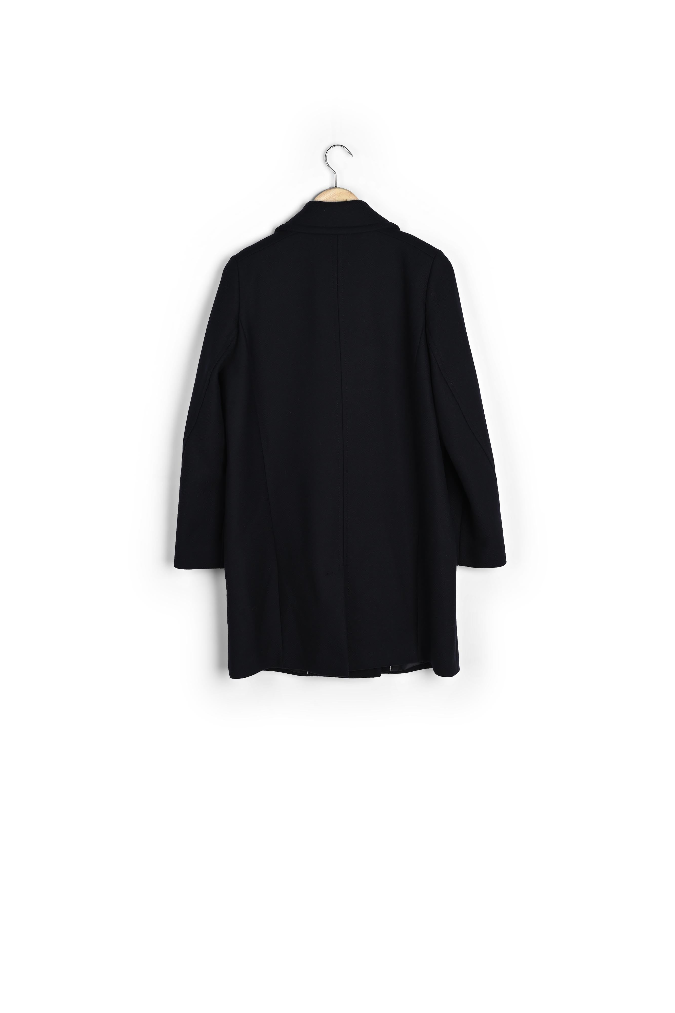 Manteau croisé bleu marine Lee Faume - seconde main