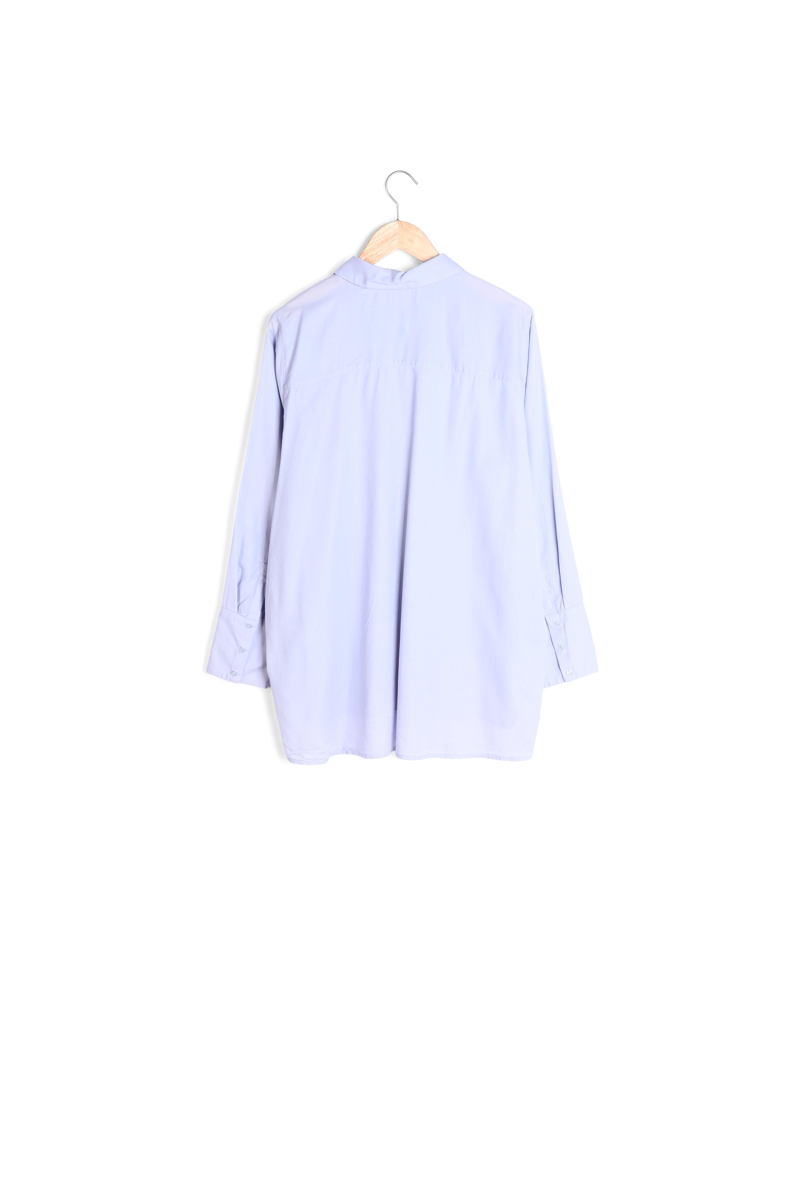 Chemise bleue détail argenté Valza Faume - seconde main