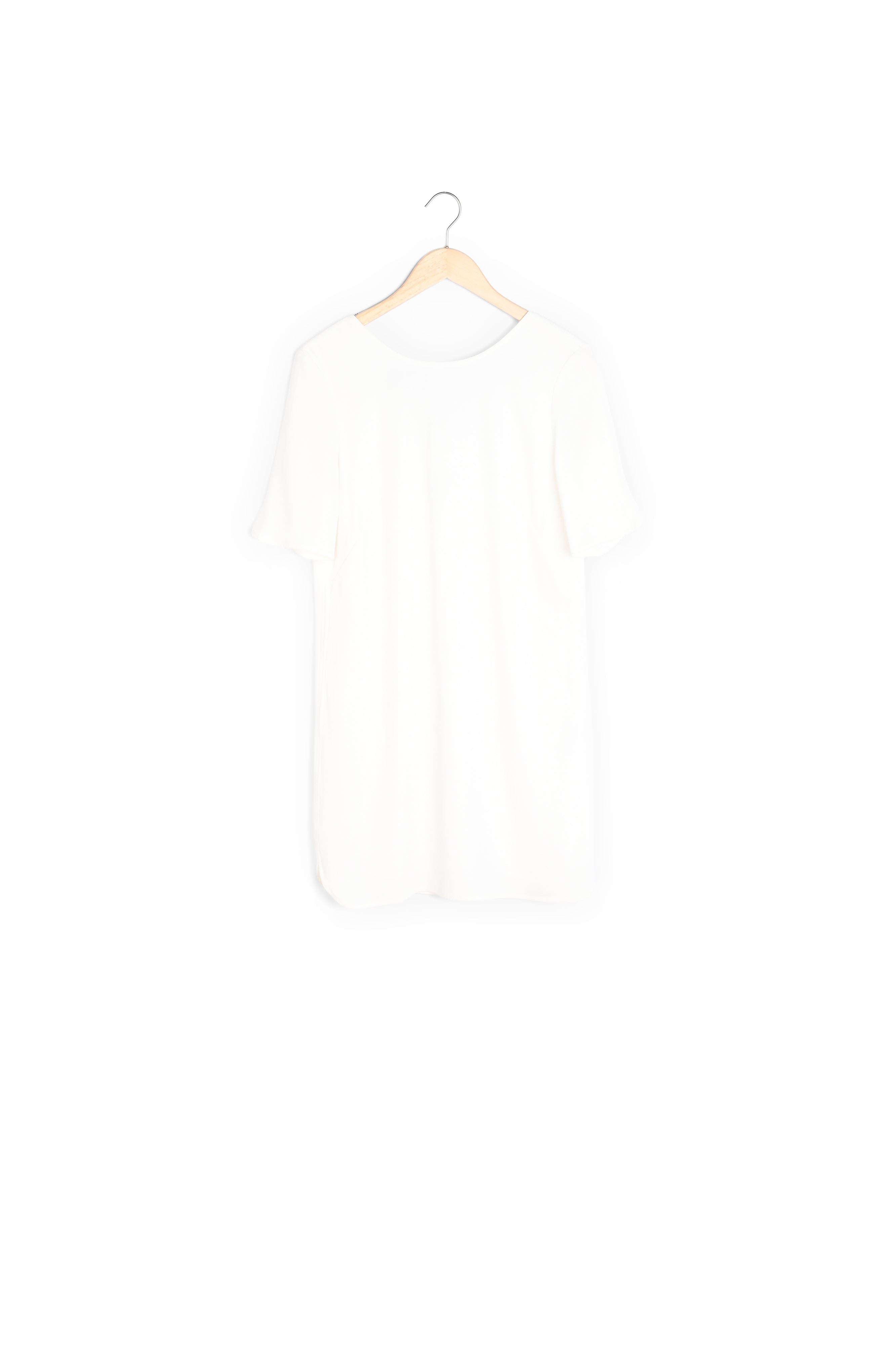 Robe écrue en crêpe détail noeud Liesse Faume - seconde main